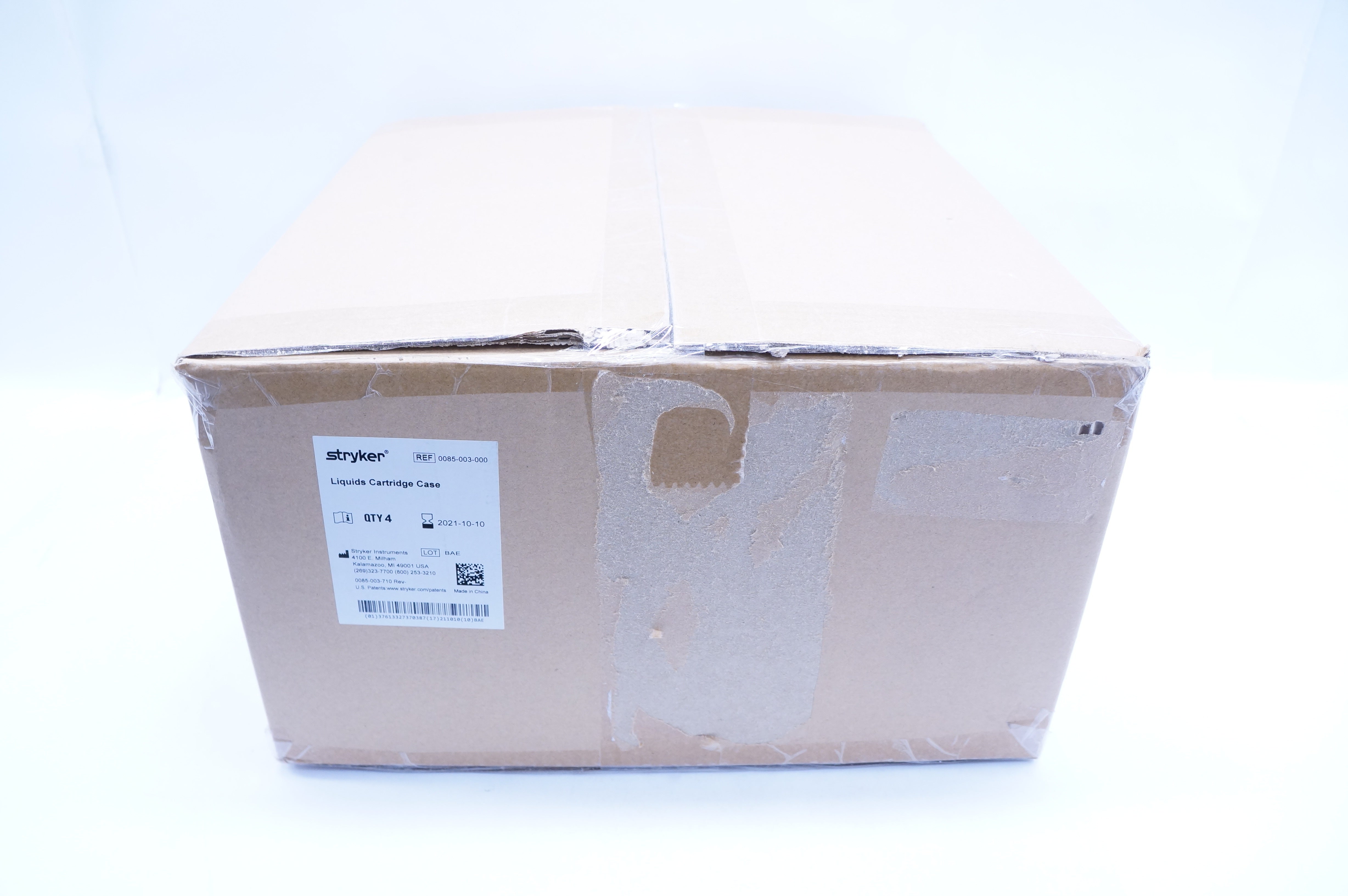 Stryker 0085-003-000 Liquids Cartridge Case - Box of 4