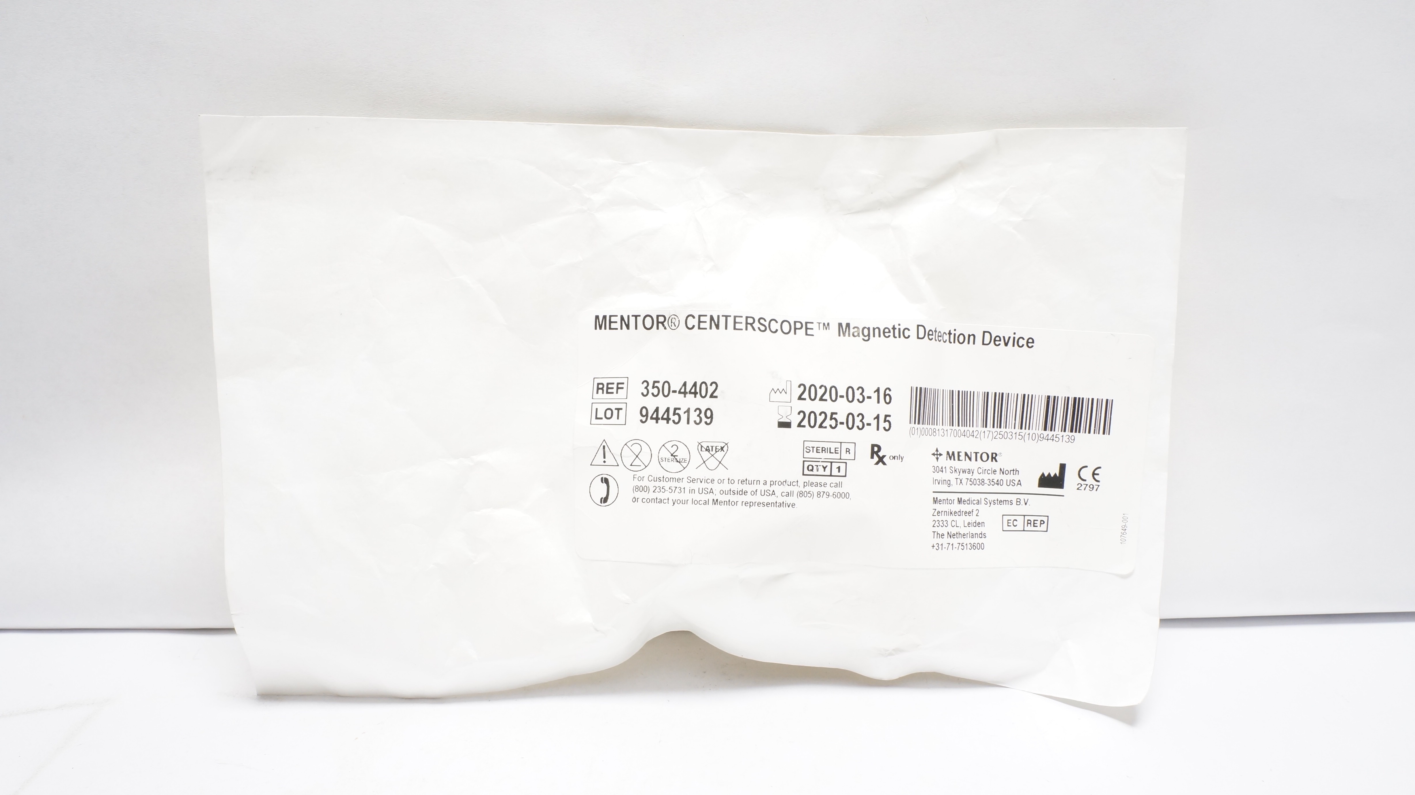 Mentor 350-4402 Centerscope Magnetic Detection Device (x)