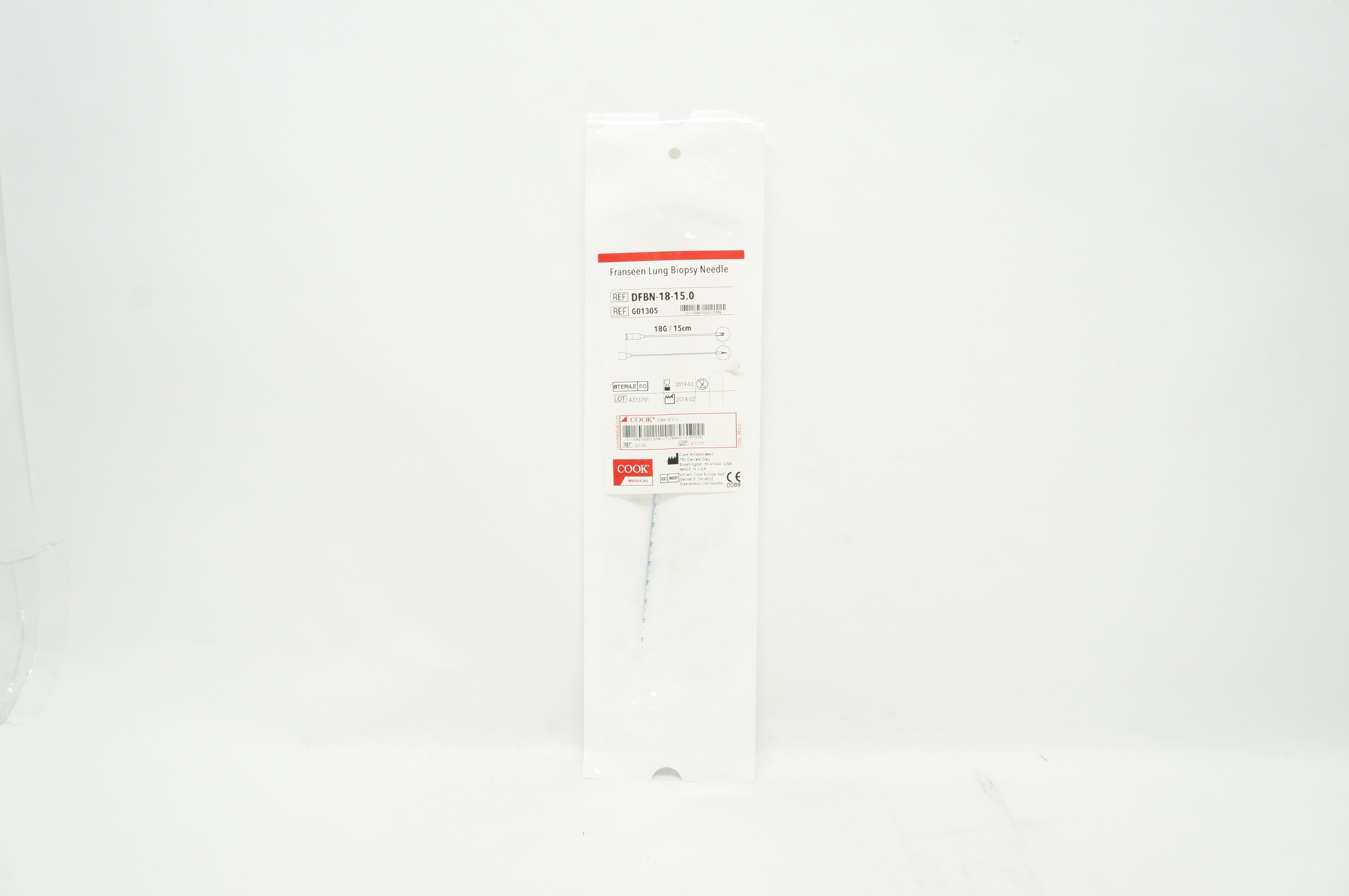 Cook Medical G01305 Franseen Lung Biopsy Ndle 18G/15cm (x)