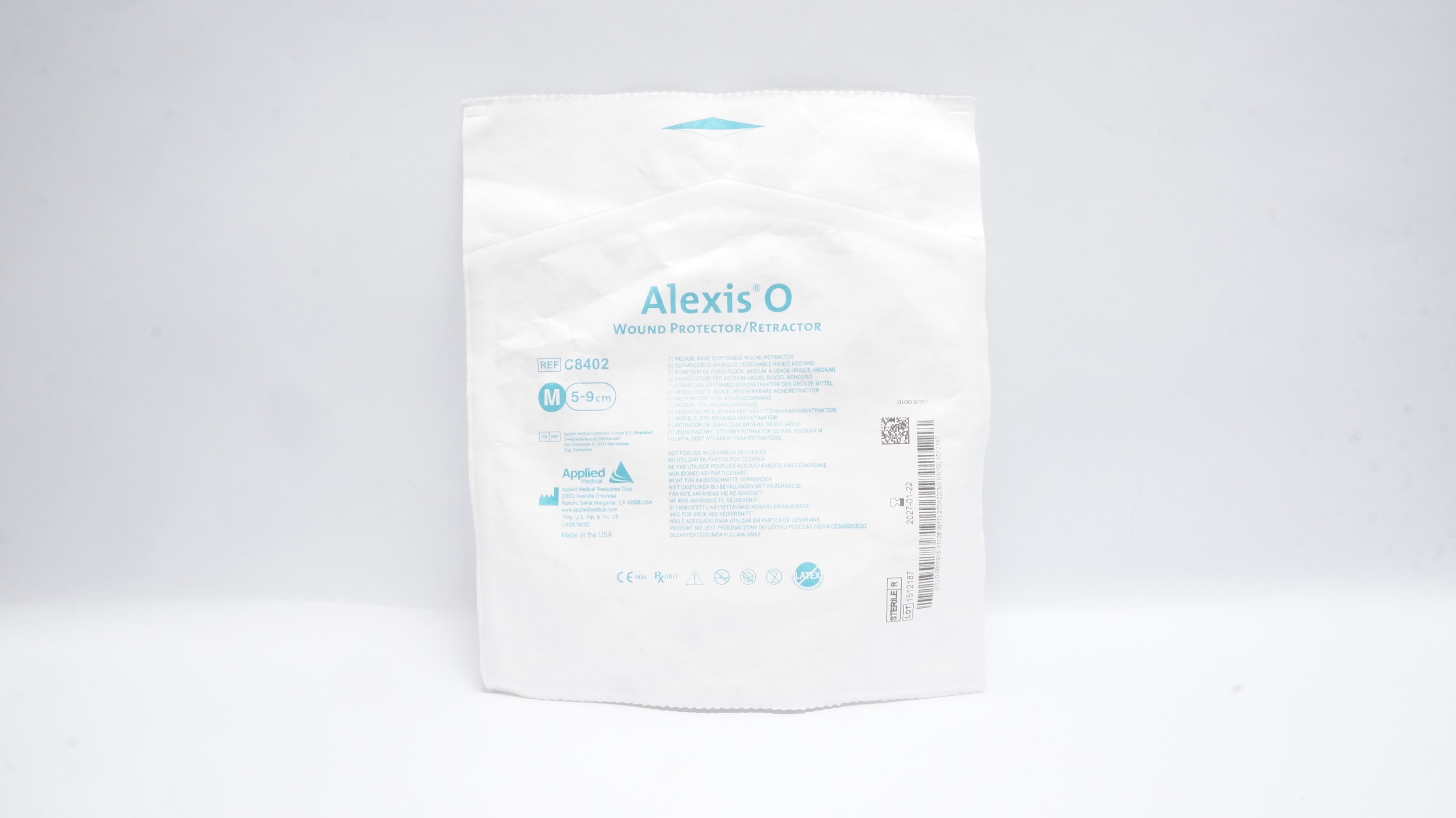 Applied Medical C8402 Alexis O Rigid Wound Protector/Retractor Medium 5-9 cm