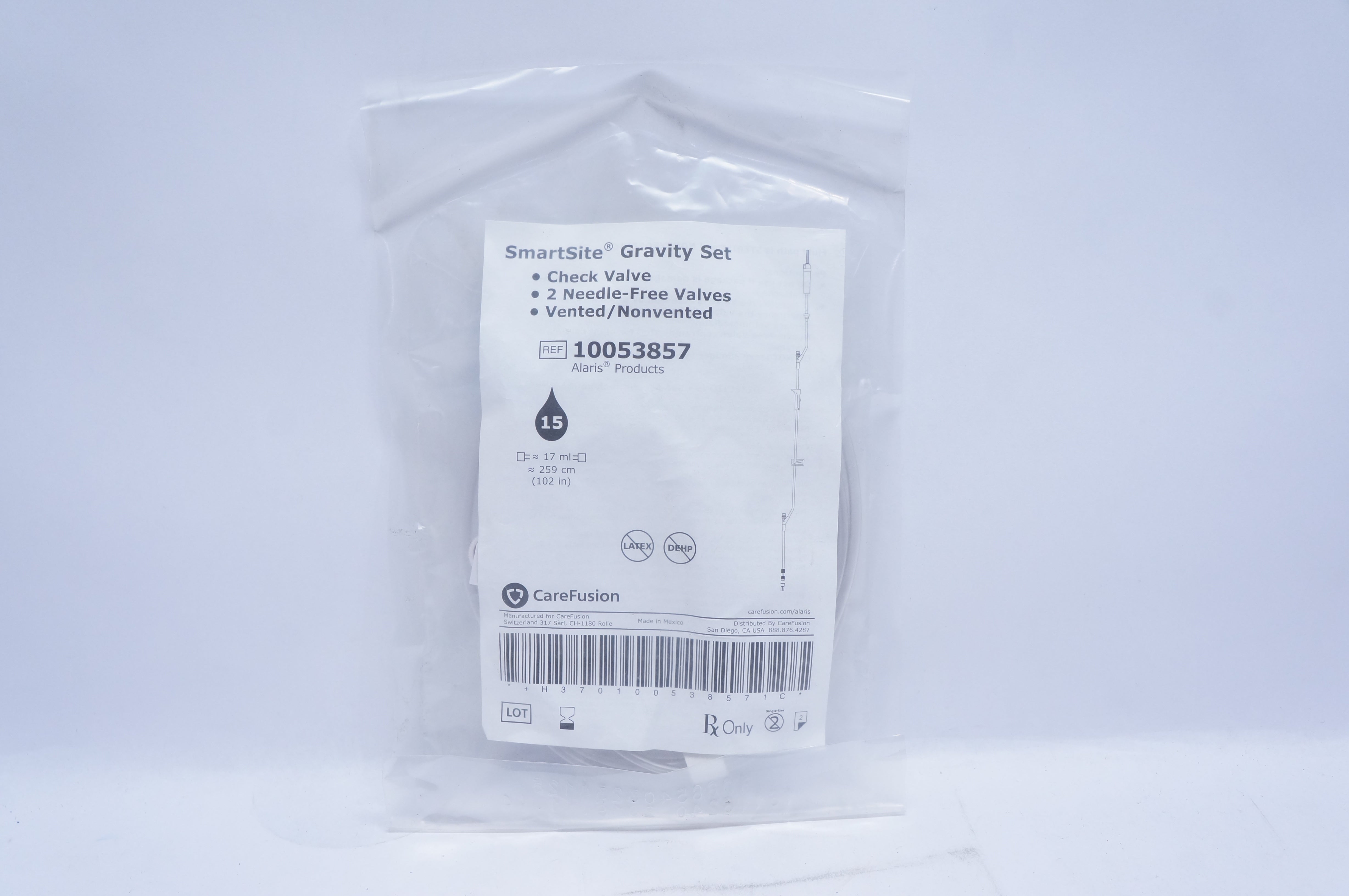 CareFusion 10053857 SmartSite Gravity Set 15 (x)