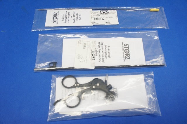 Karl Storz 33226ME Click Line MANHES Grasping Forceps, Size 5 mm, Length 30 cm