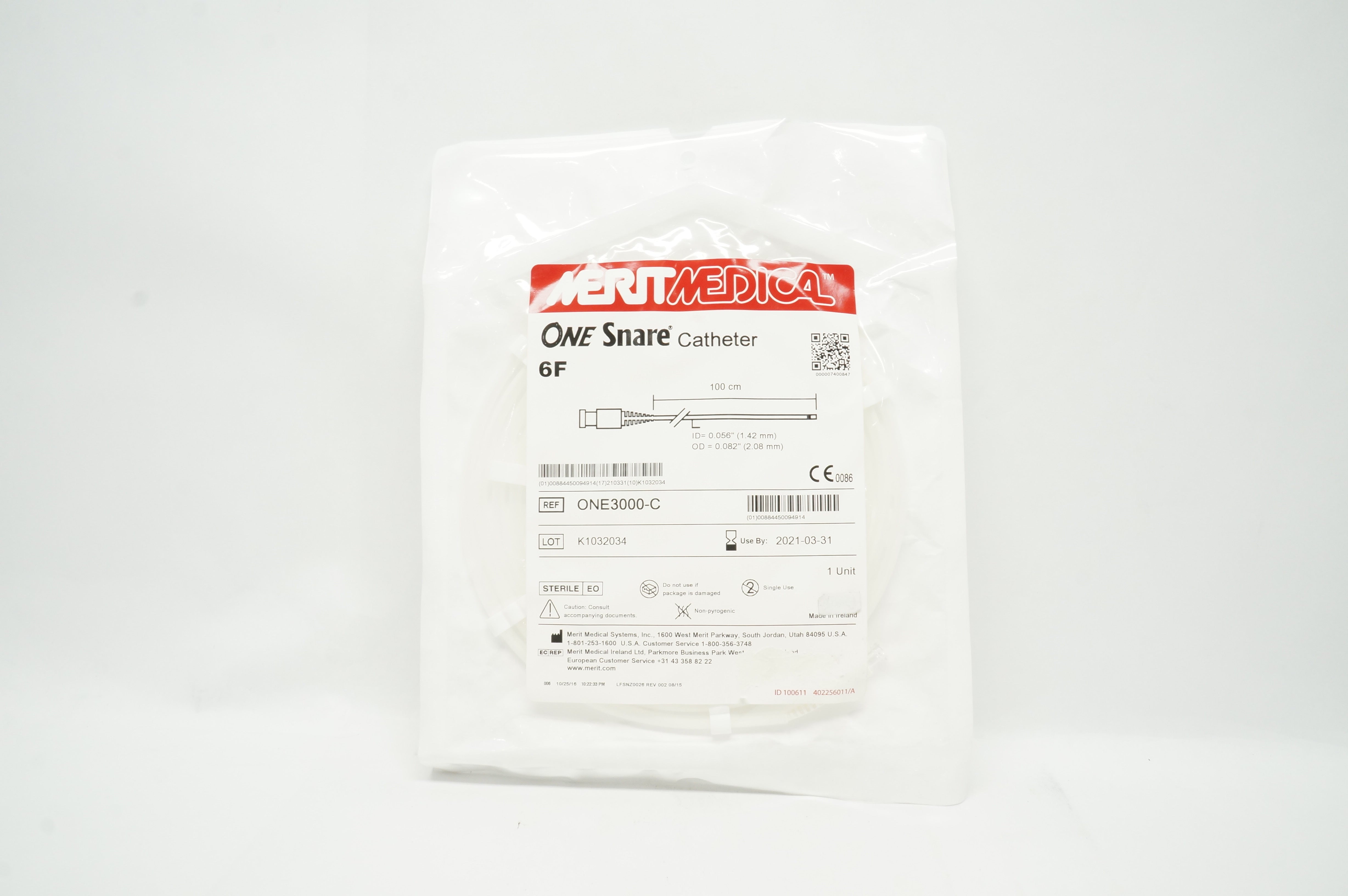 Merit Medical ONE3000-C One Snare Cath. 6F x 100cm (x)