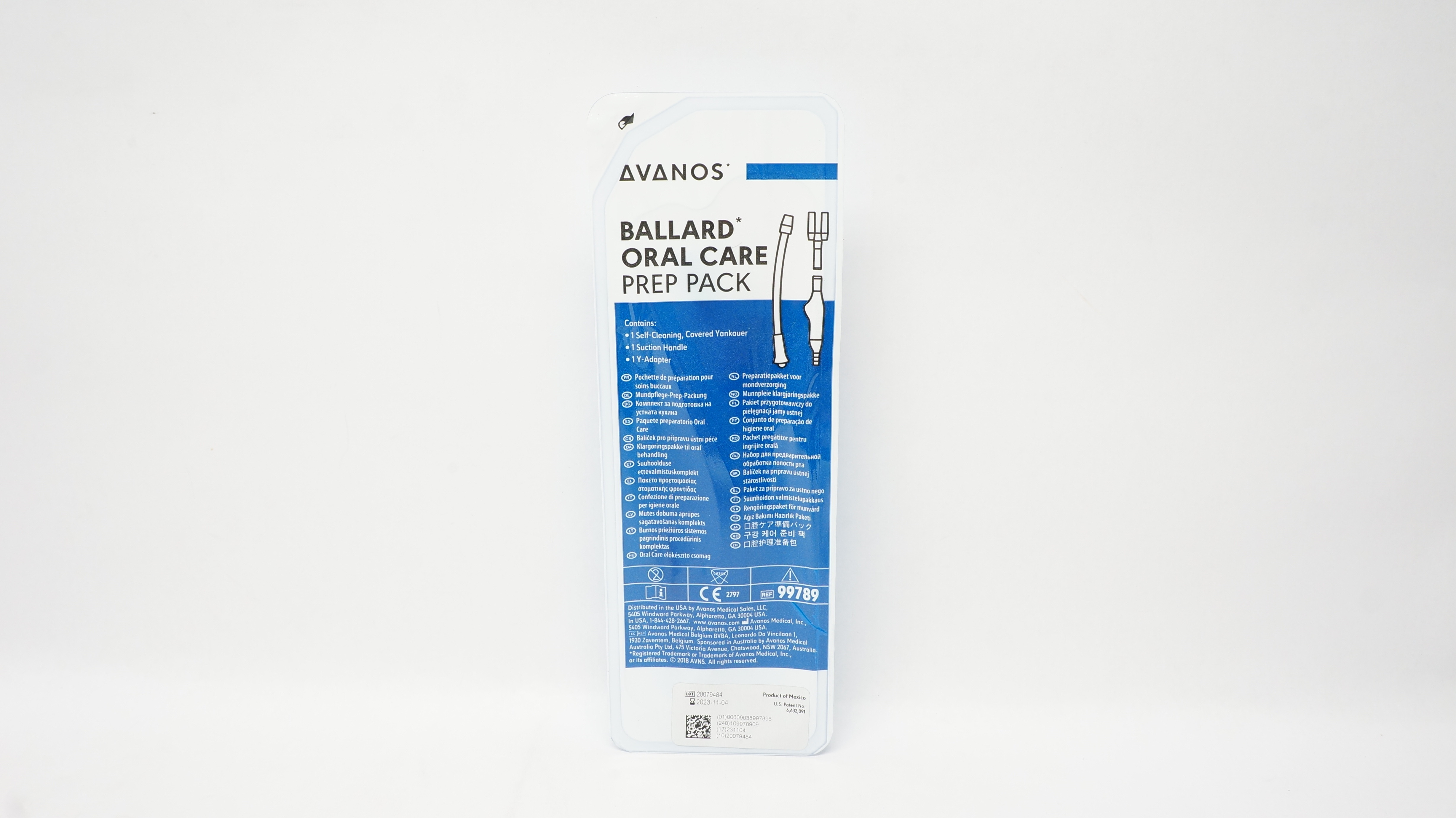 Halyard 99789 Oral Care Prep Pack with Ballard Technology
