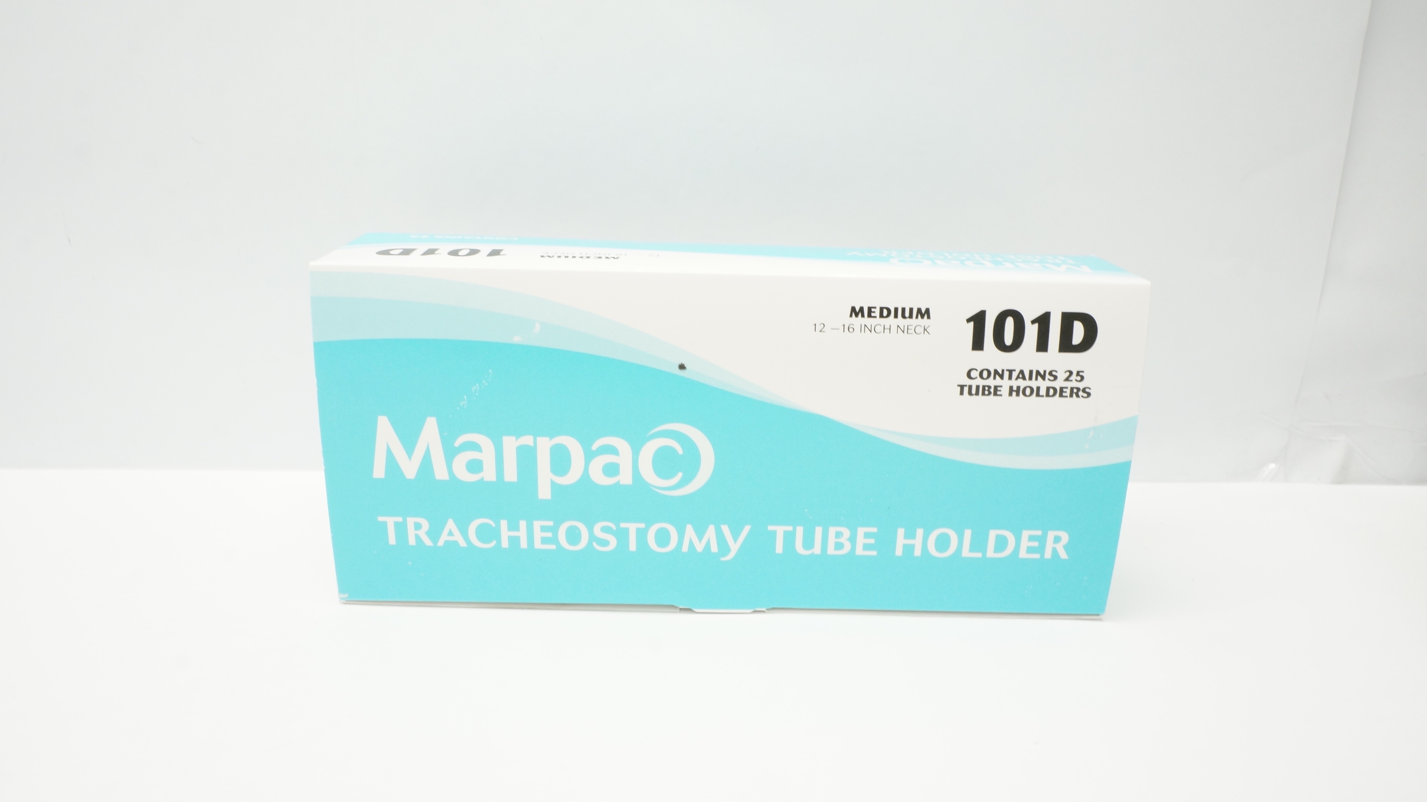 Marpac Medical 101D Tracheostomy Tube Holder, Medium 12-16inch Neck - Box of 25