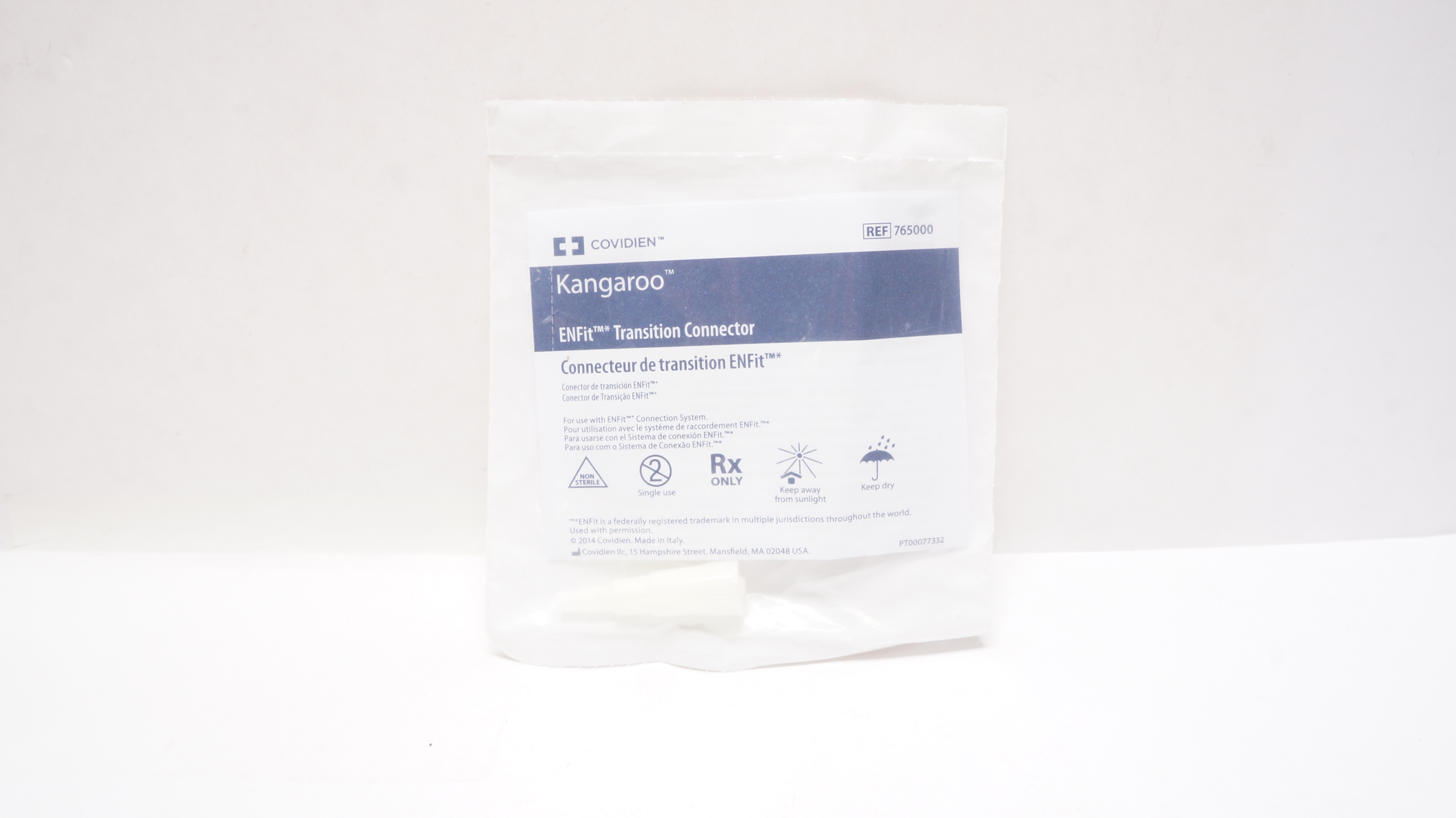 Covidien 765000 Kangaroo EnFit Transition Connector