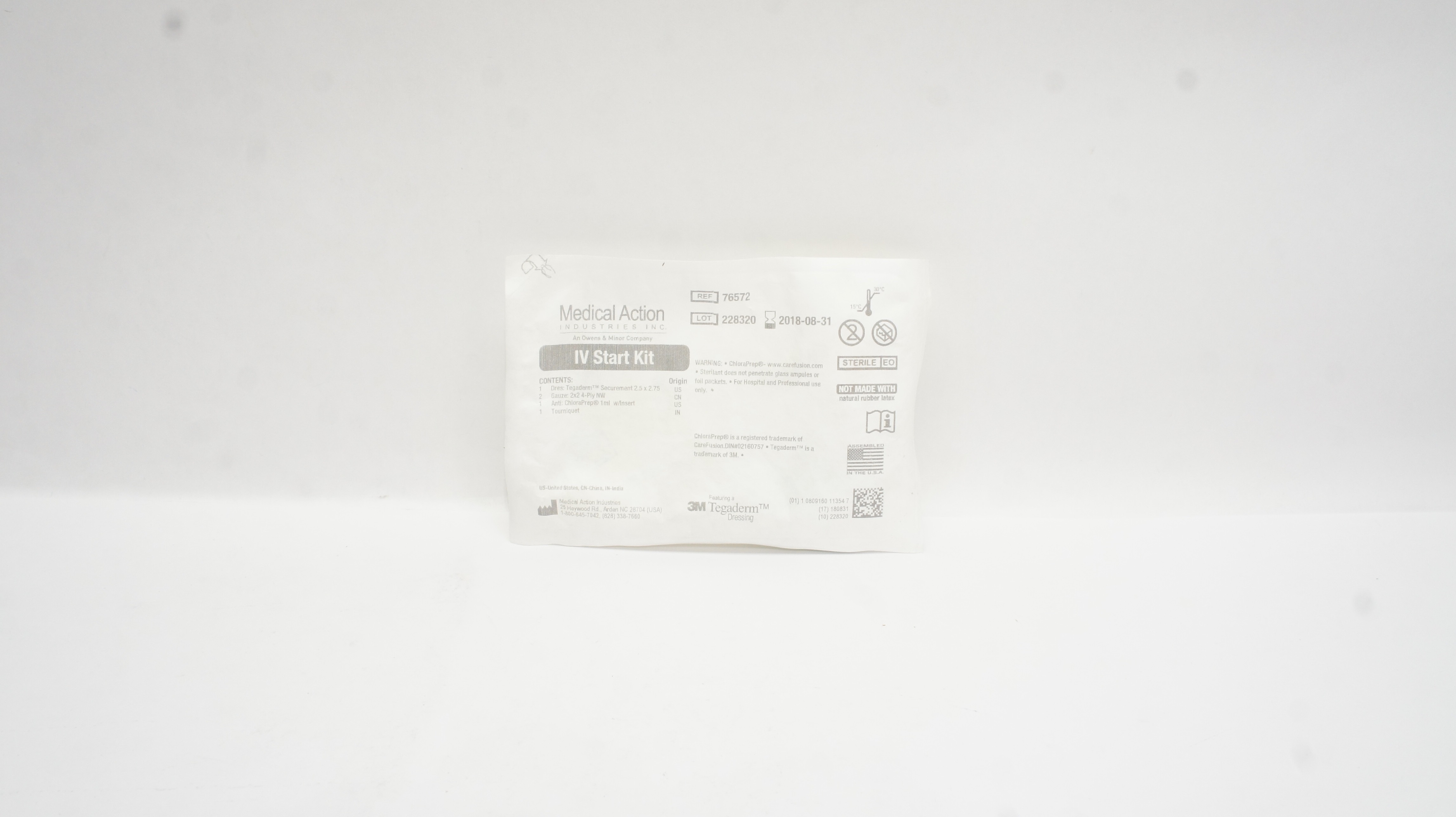 Medical Action Industries 76572 Featuring 3M Tegaderm Dressing IV Start Kit (x)
