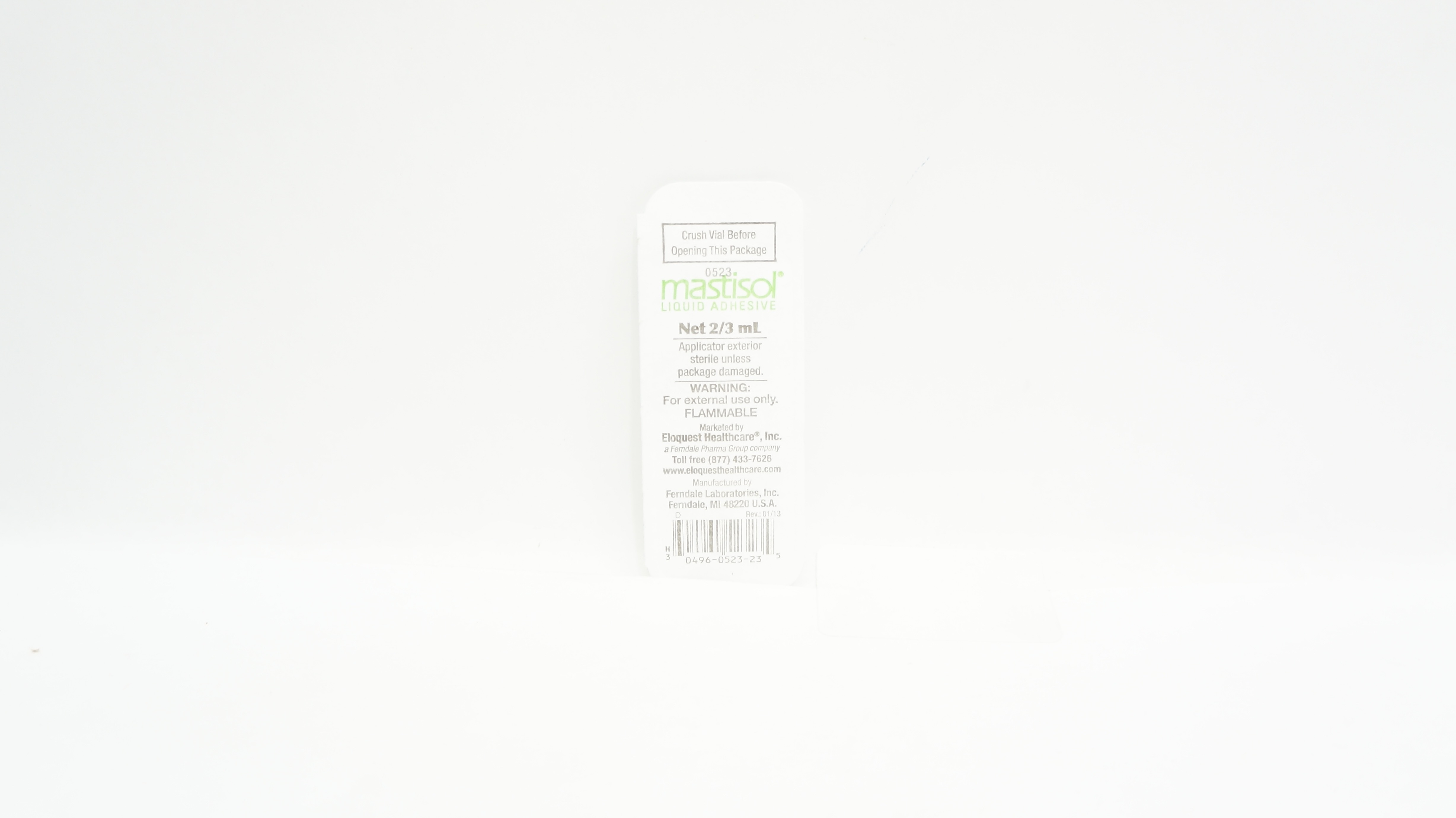 Ferndale Laboratories 0523 Mastisol Liquid Adhesive 2/3mL