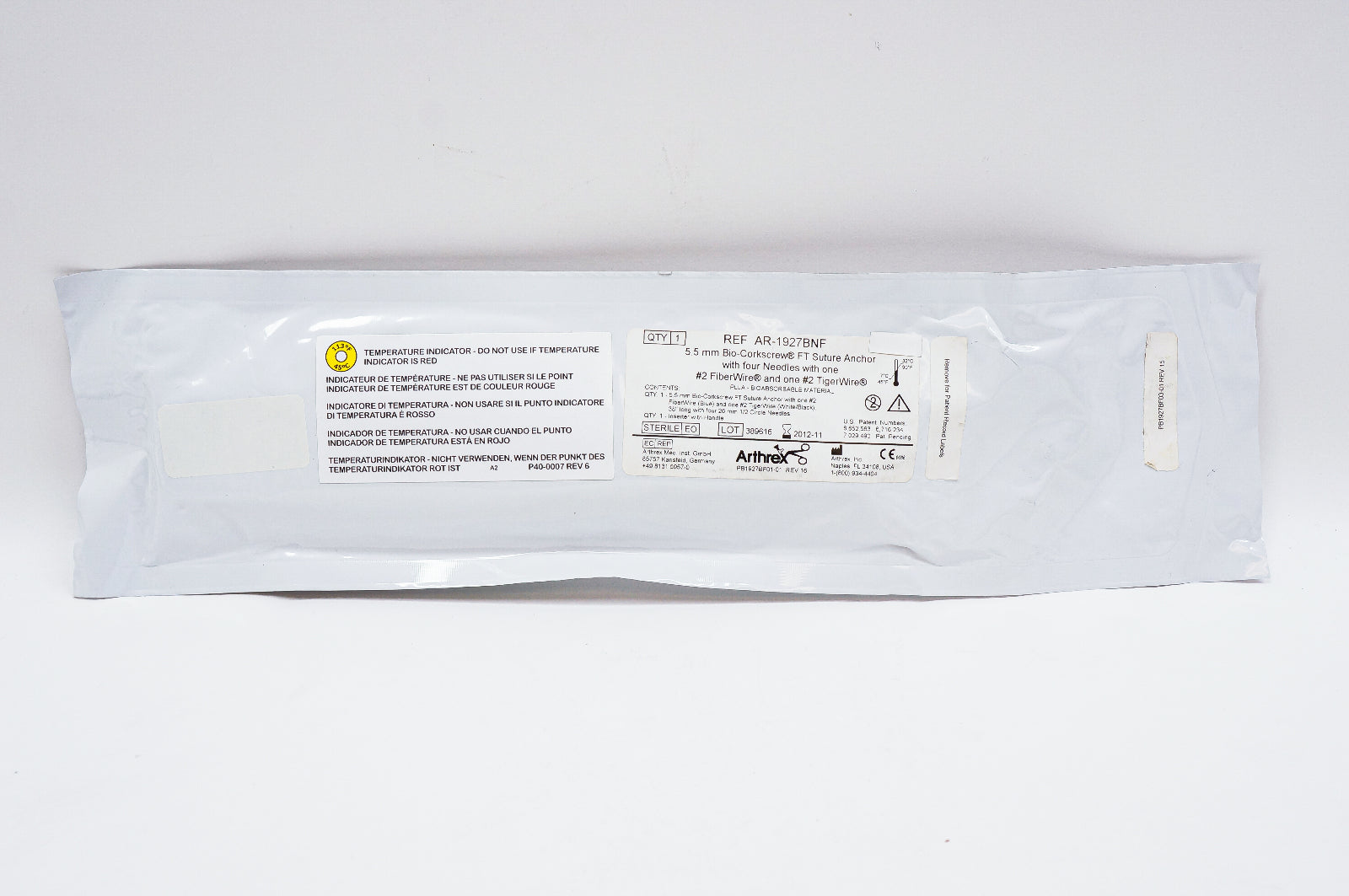 Arthrex AR-1927BNF Bio-Corkscrew FT Suture Anchor 5.5mm (x)