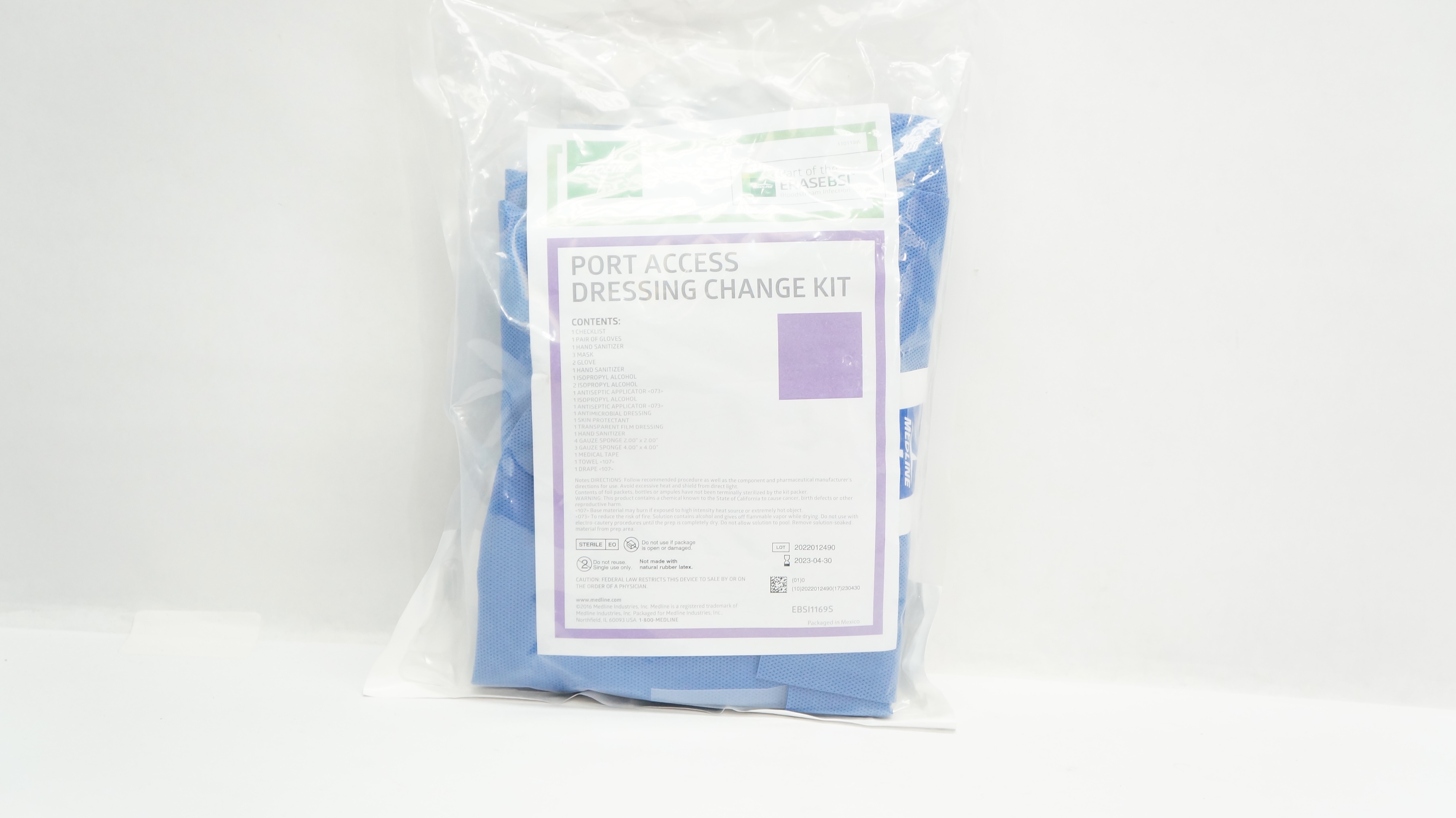 Medline EBSI1169S Port Access Dressing Change Kit (x)