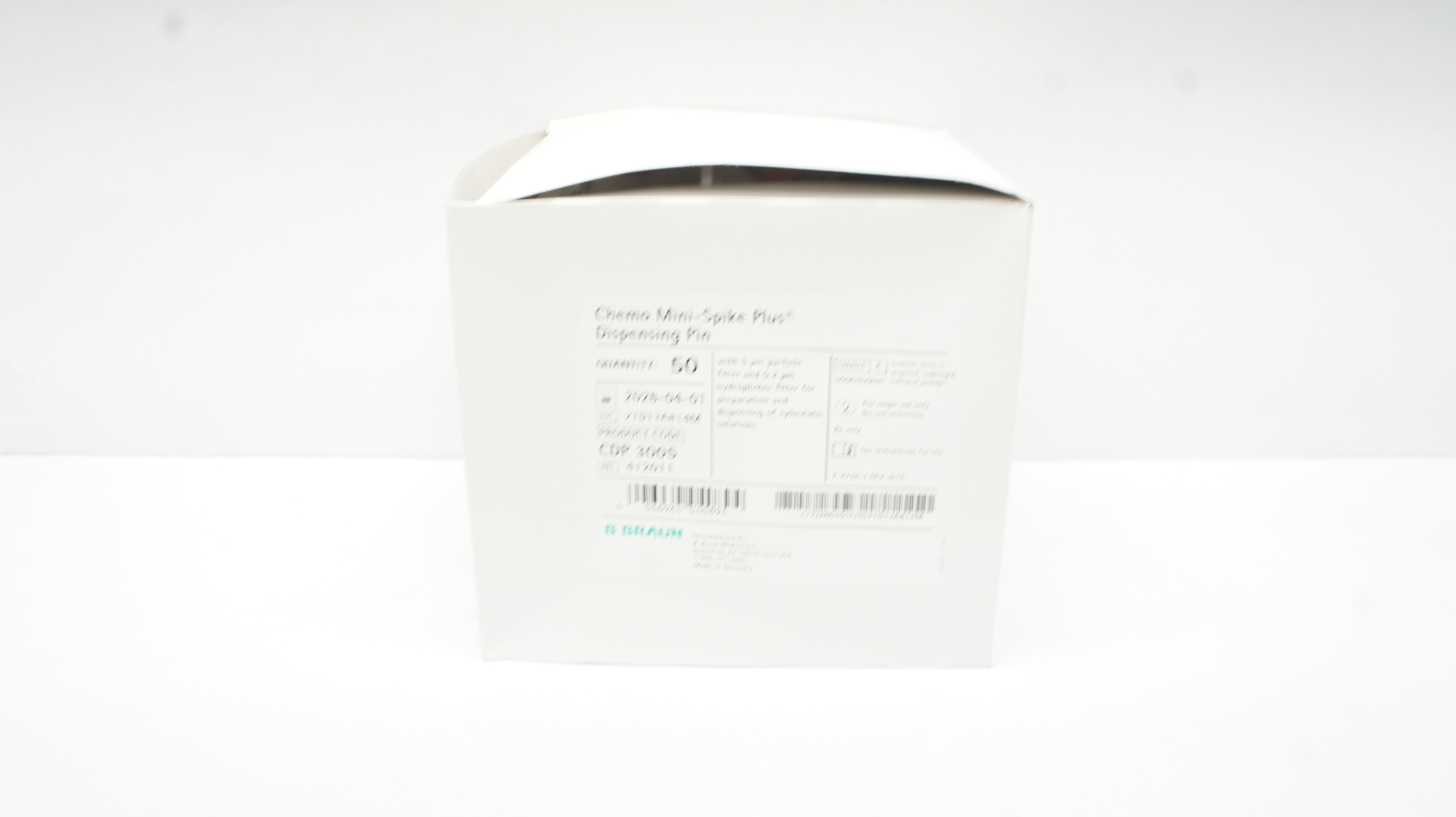 B.Braun 412011 Chemo Mini-Spike Plus Dispensing Pin - Box of 50