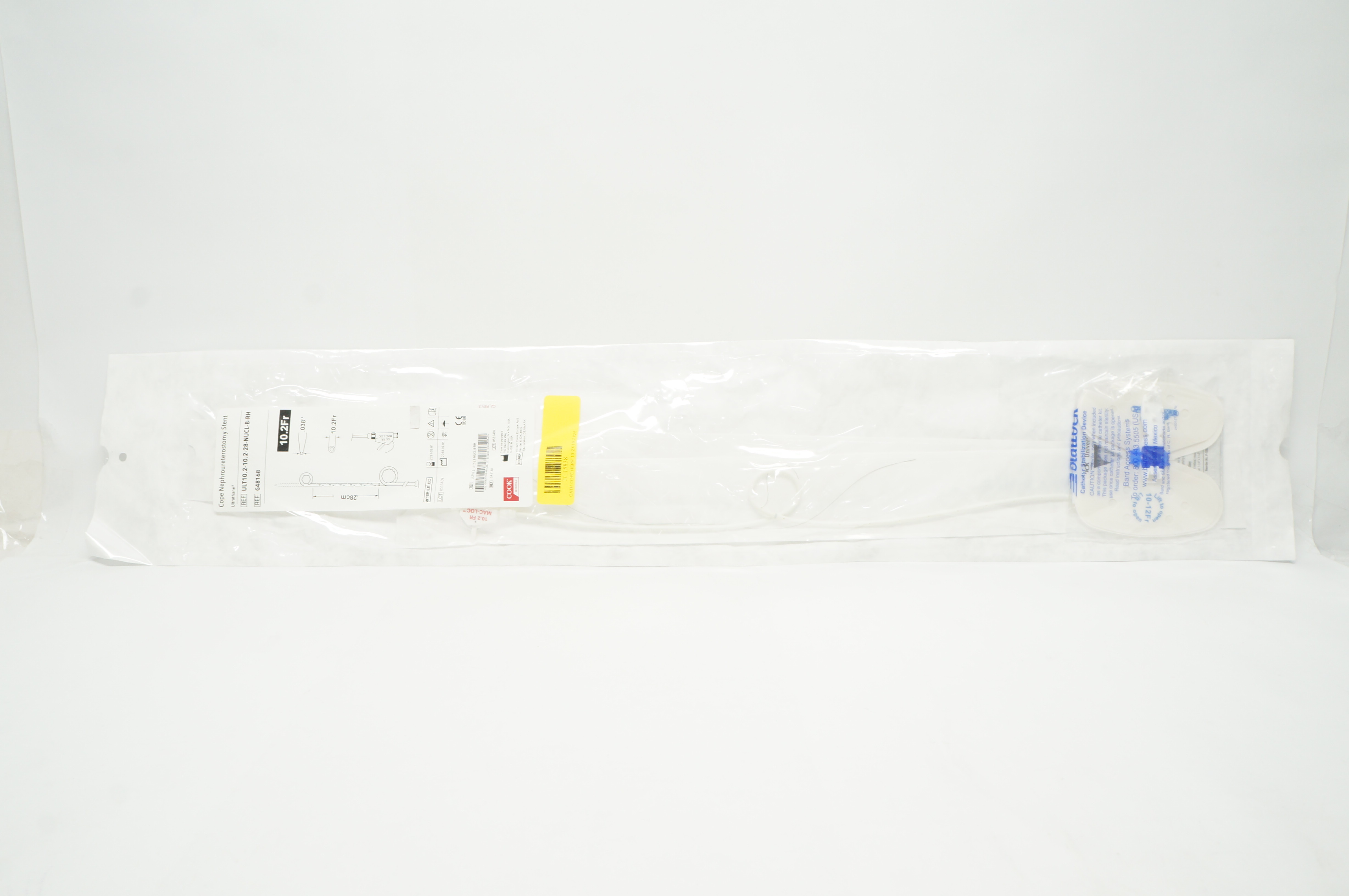 Cook Medical G48168 Cope Nephroureterostomy Stnt. 10.2Fr x 0.038inch x 28cm (x)