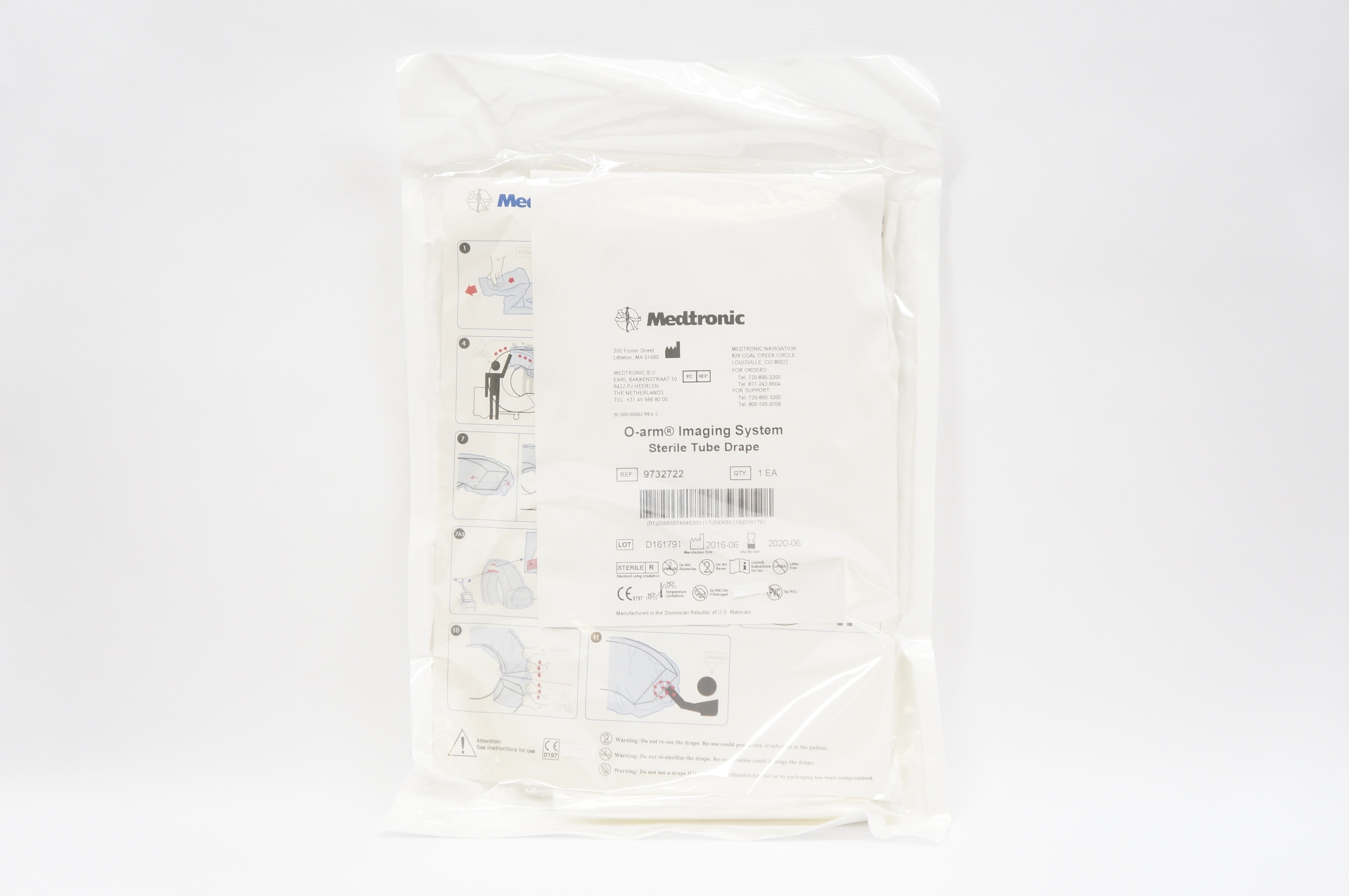 Medtronic 9732722 O-Arm Imaging System Sterile Tube Drape - Lot of 17  (x)