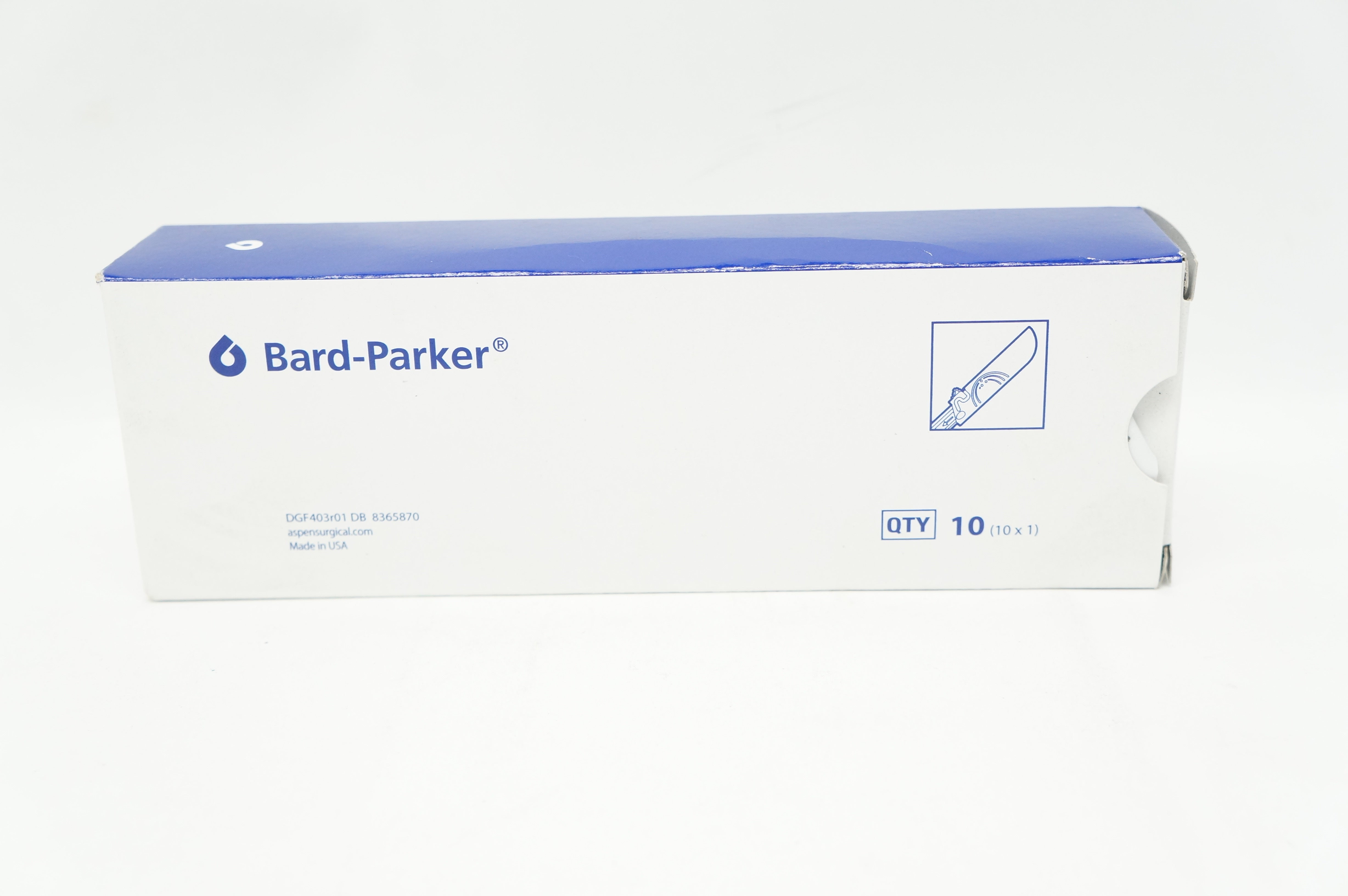 Aspen 372610 Bard-Parker Hill-Rom Protected Disposables Scalpels - Box of 10