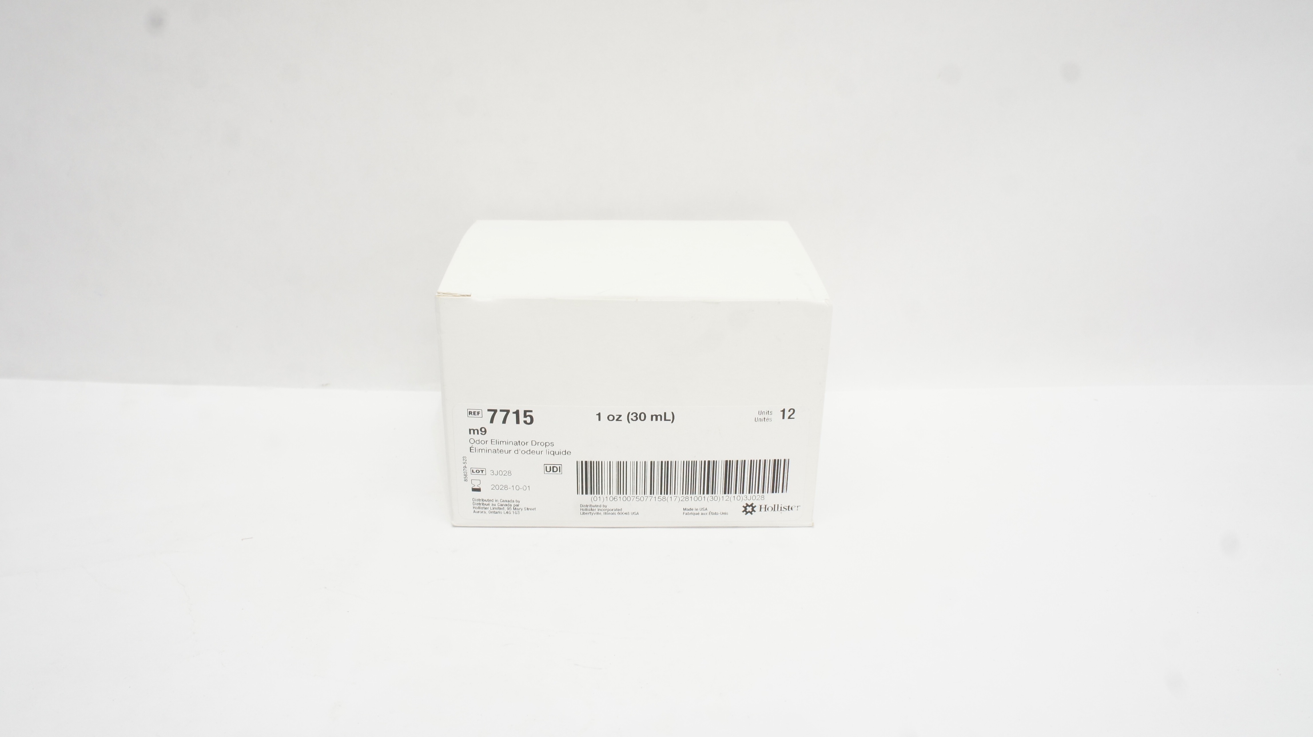 Hollister 7715 M9 Odor Eliminator Drops 30mL, - Box of 6