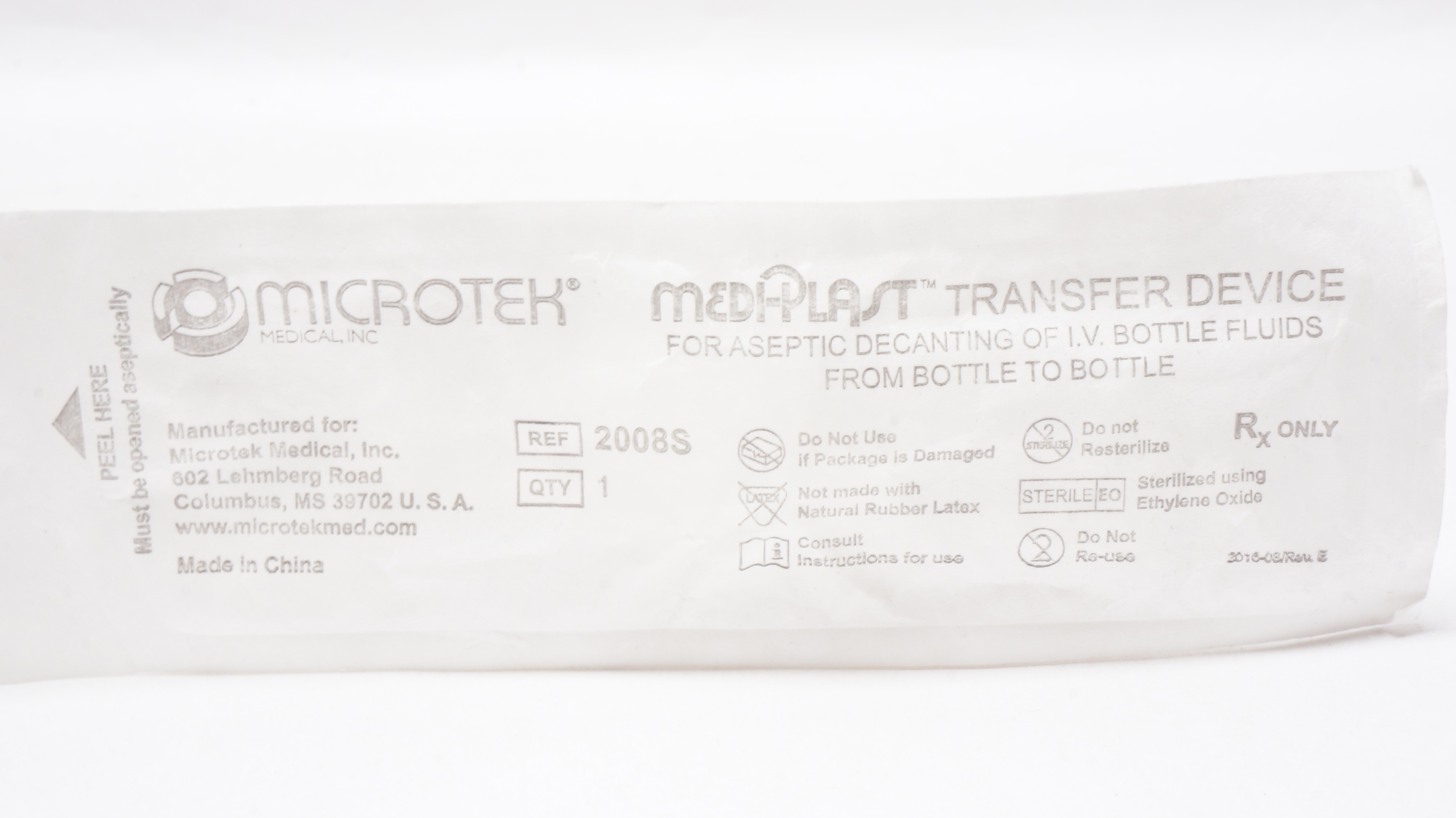 Microtek 2008S Medi-Plast Transfer Device (X)