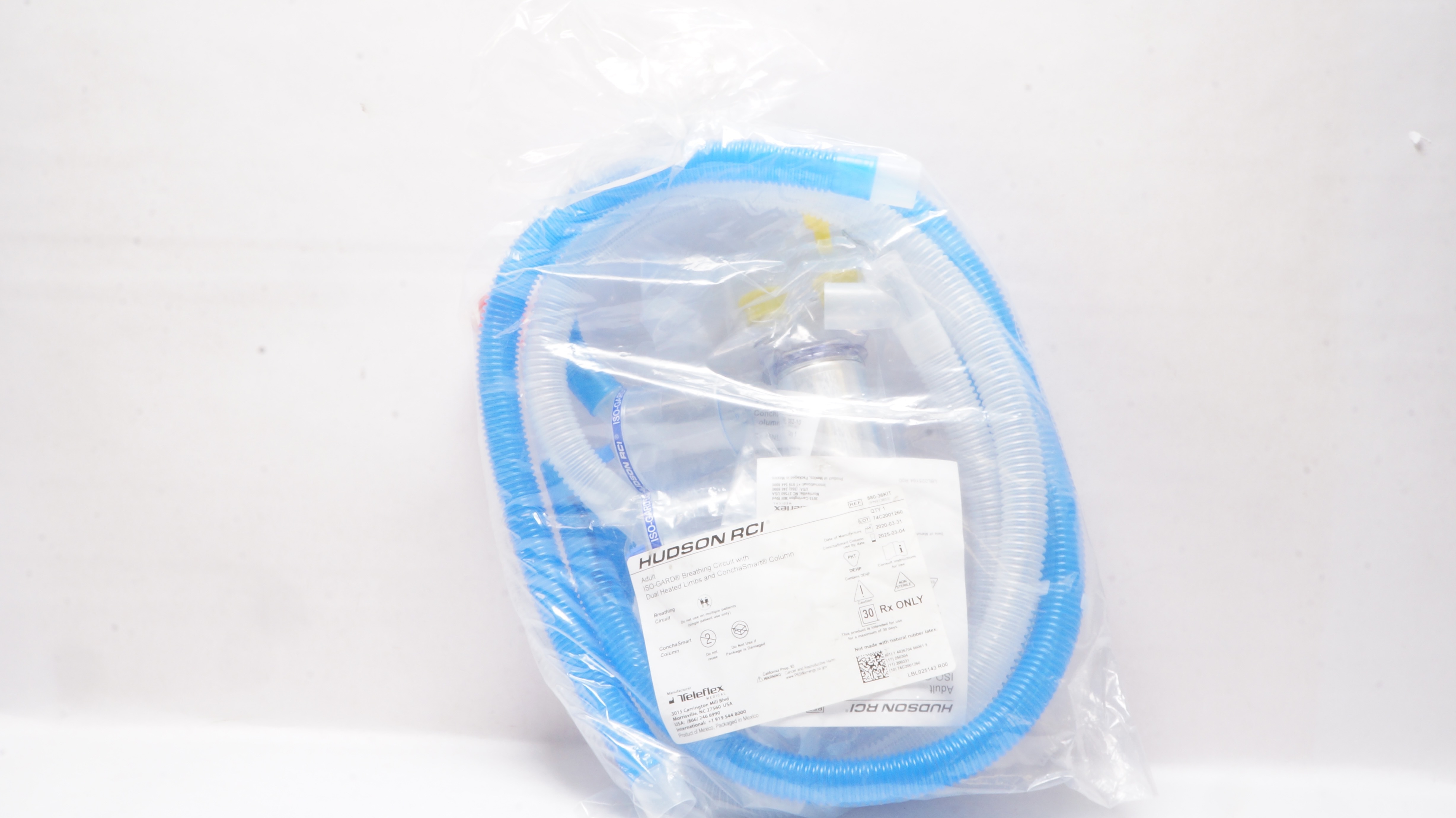 Teleflex 880-36KIT Hudson RCI Adult ISO-Gard Breathing Circuit