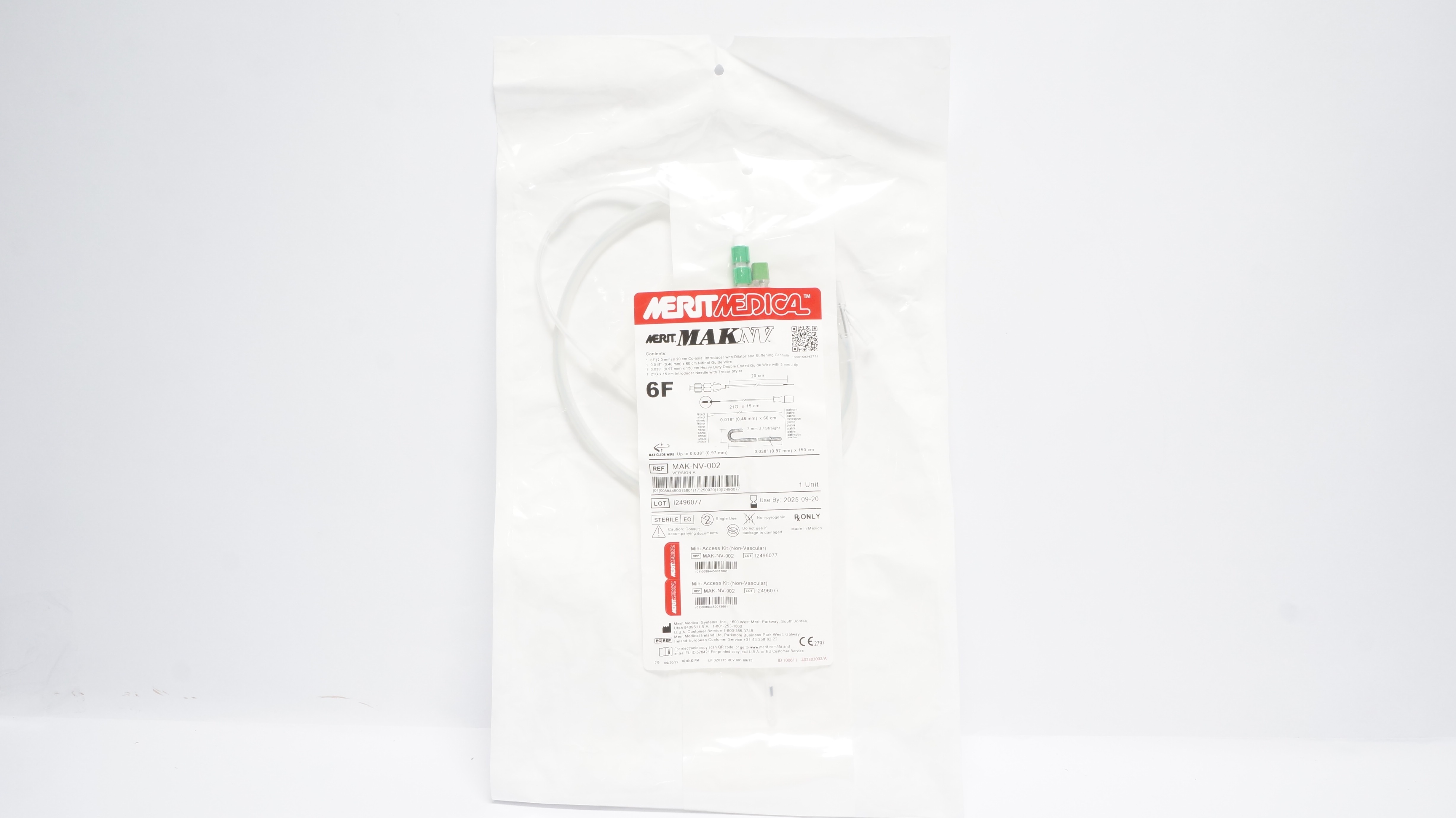 Merit Medical MAK-NV-002 Mini Access Kit (Non Vascular) 6F (x)