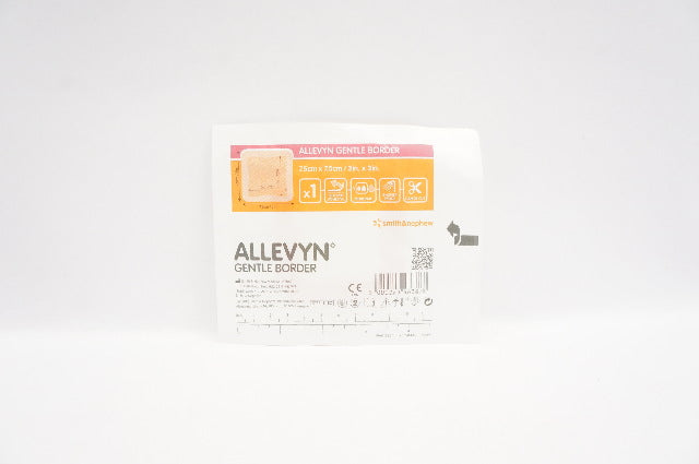 Smith&Nephew 66800276 Allevyn Gentle Border 3 x 3inch
