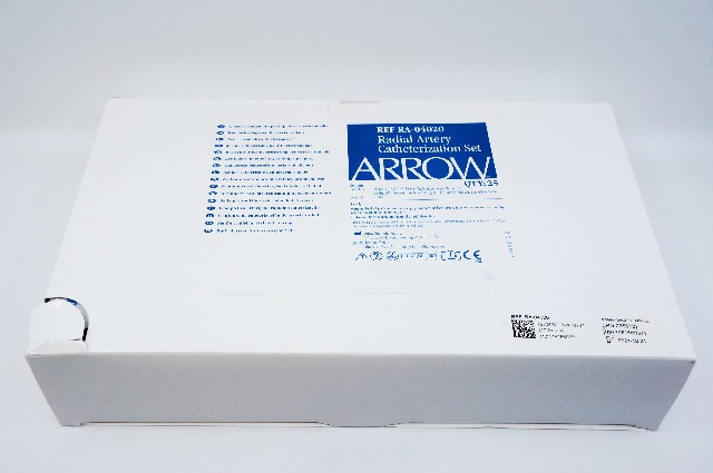 Arrow Int RA-04020 Radial Artery Catheterization Set 20Ga. x 1-3/4in~ Pack of 25
