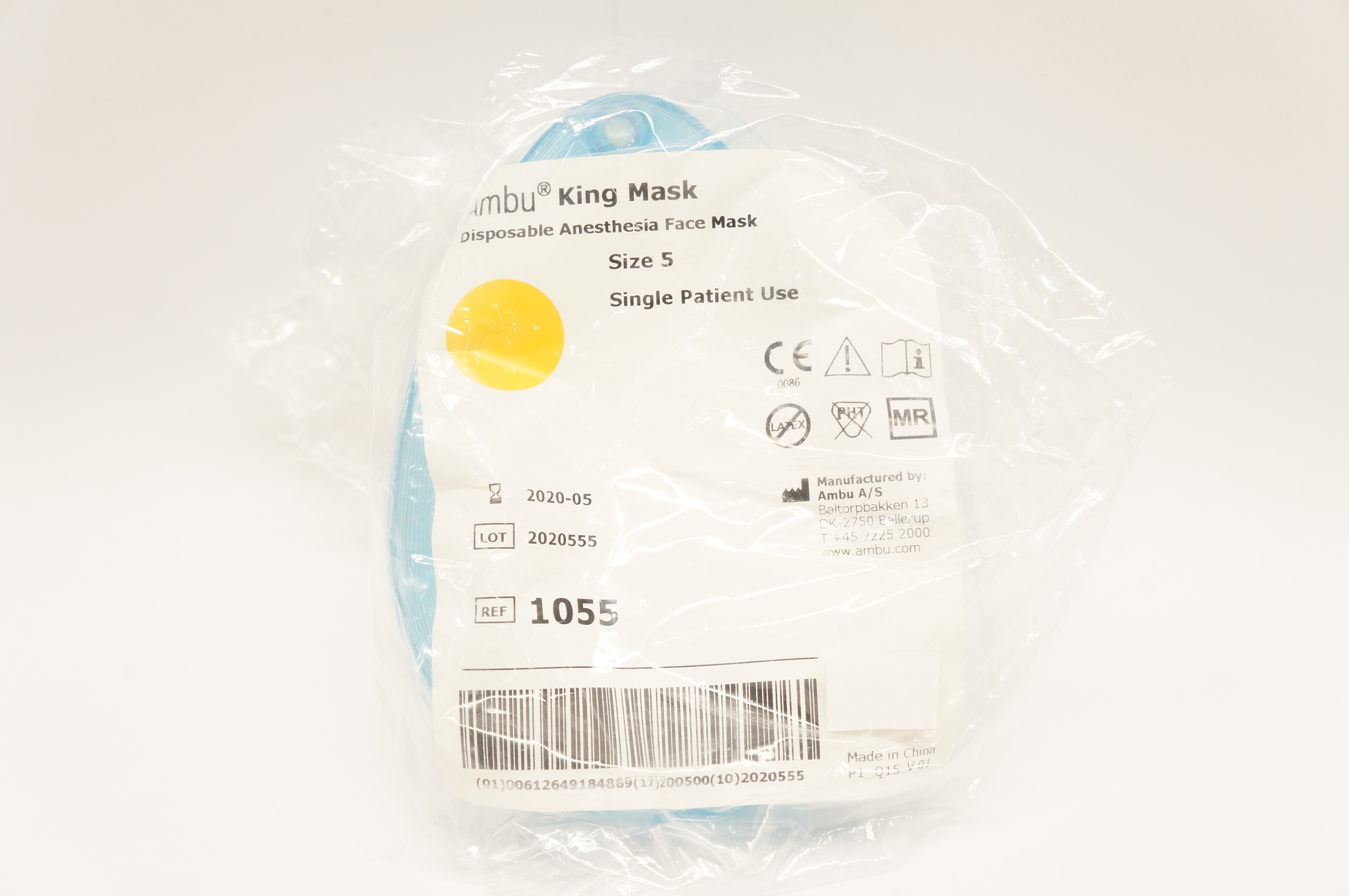 AMBU 1055 King Disposable Anesthesia Face Mask, Size 5 (x)