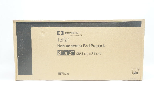 Covidien 1238 Telfa Non-Adherent Pad Prepack 8inch x 3inch (x) - Case of 600