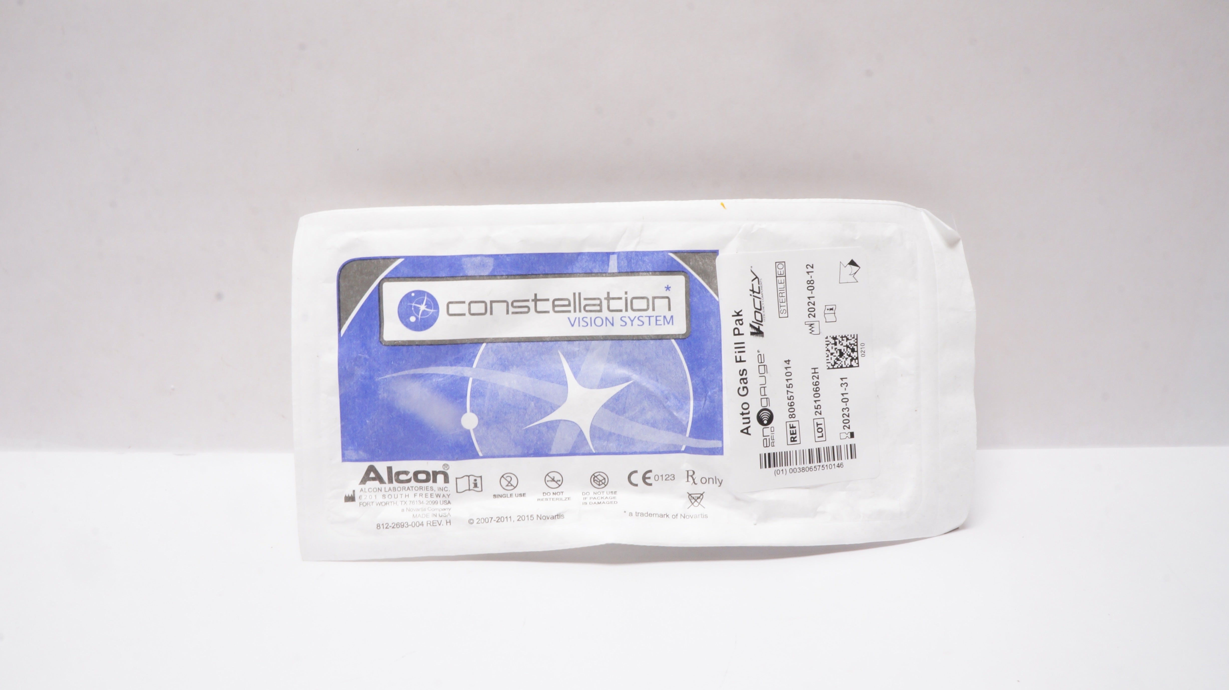Alcon 8065751014 Constellation Vision System Auto Gas Fill Pak (x)