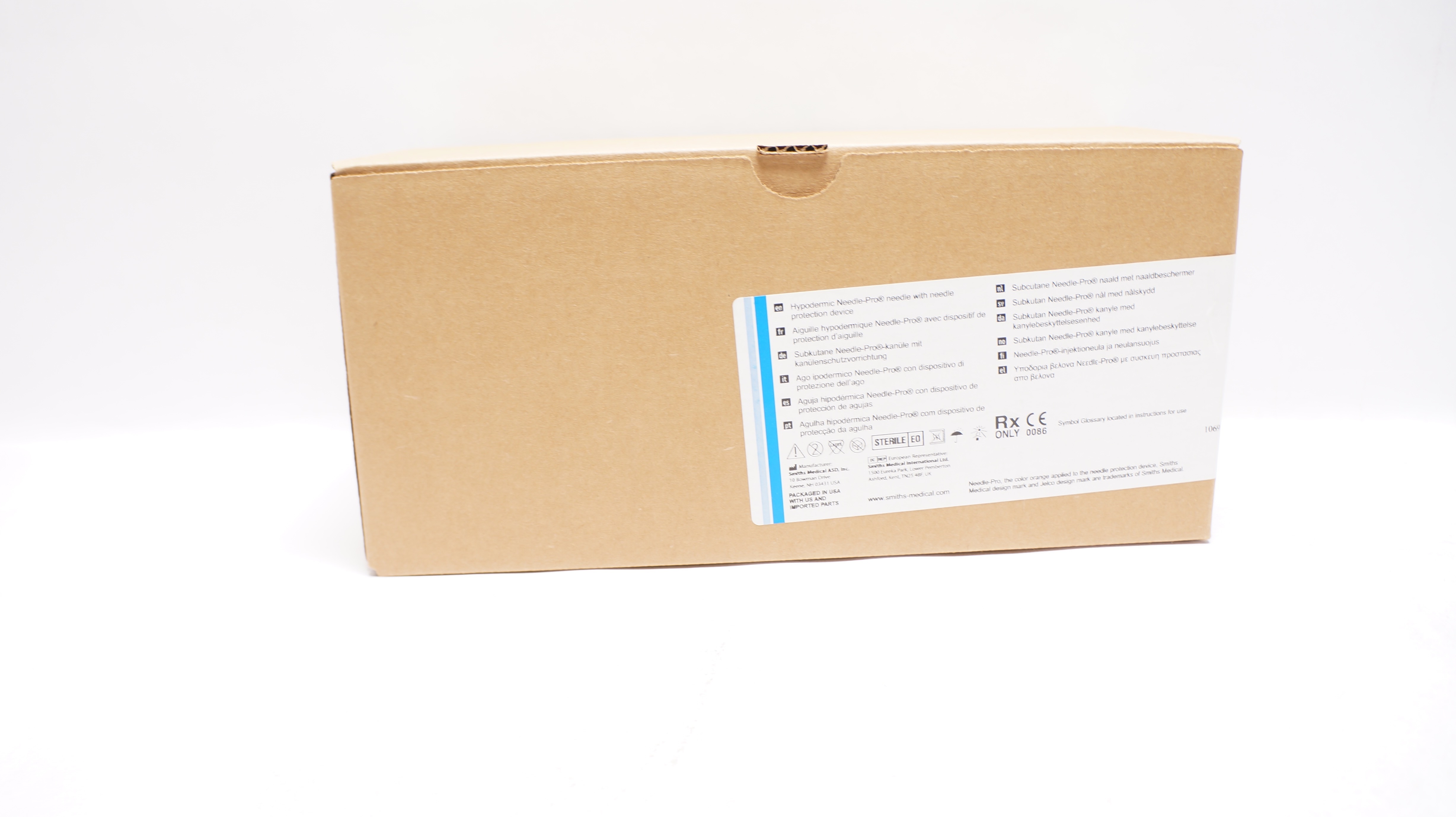 Smiths Medical 4290 Portex Hypodermic Ndle-Pro Device 23G x 1in - Box of 100