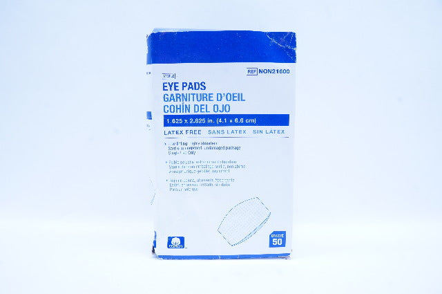 Medline NON21600 Eye Pads Latex Free 1.625 x 2.625 inch - Box of 50