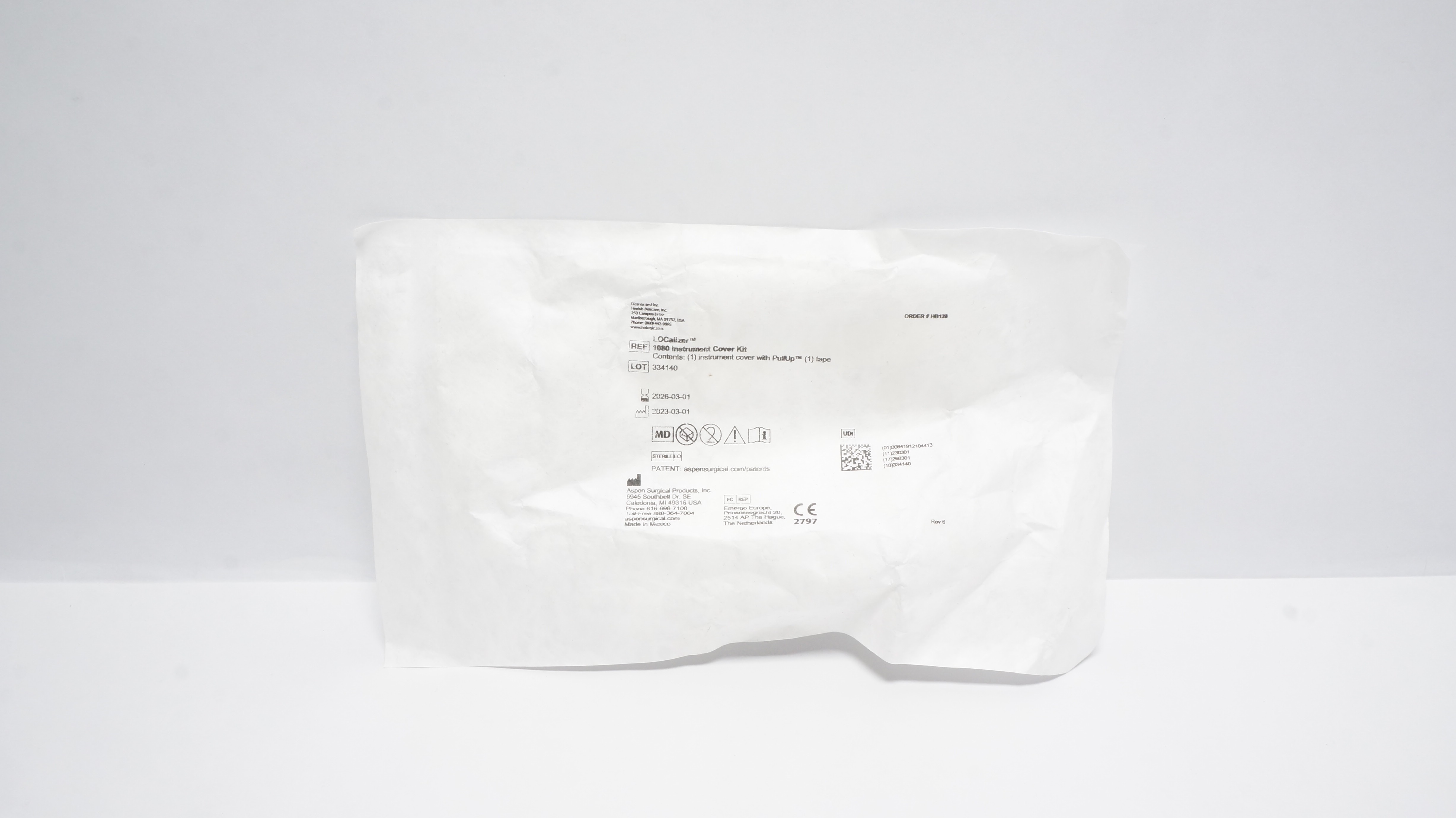 Aspen Surgical 1080 LOCalizerr Instrument Cover Kit