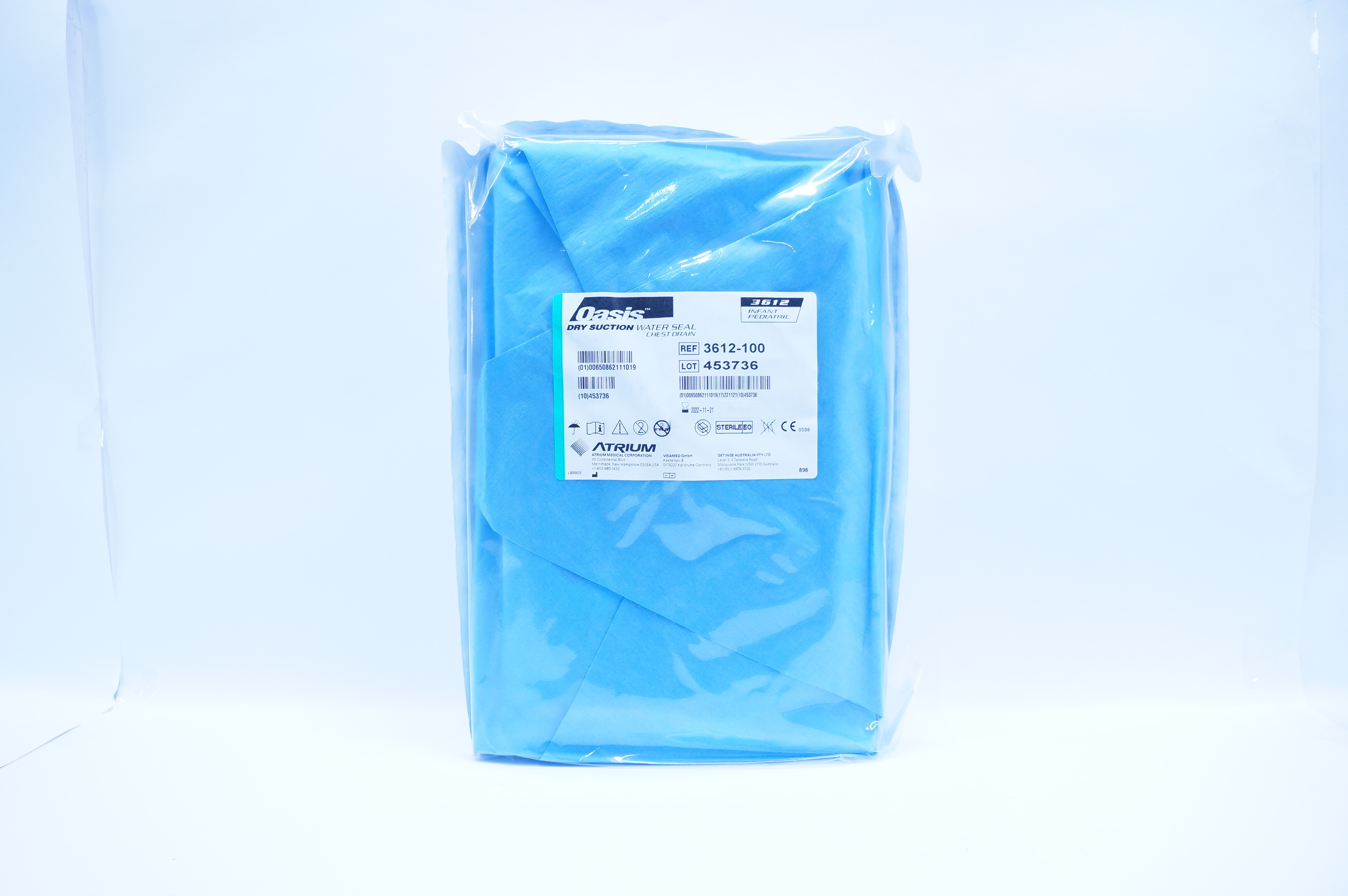 Atrium 3612-100 Oasis Dry Suction Water Seal Chest Drain