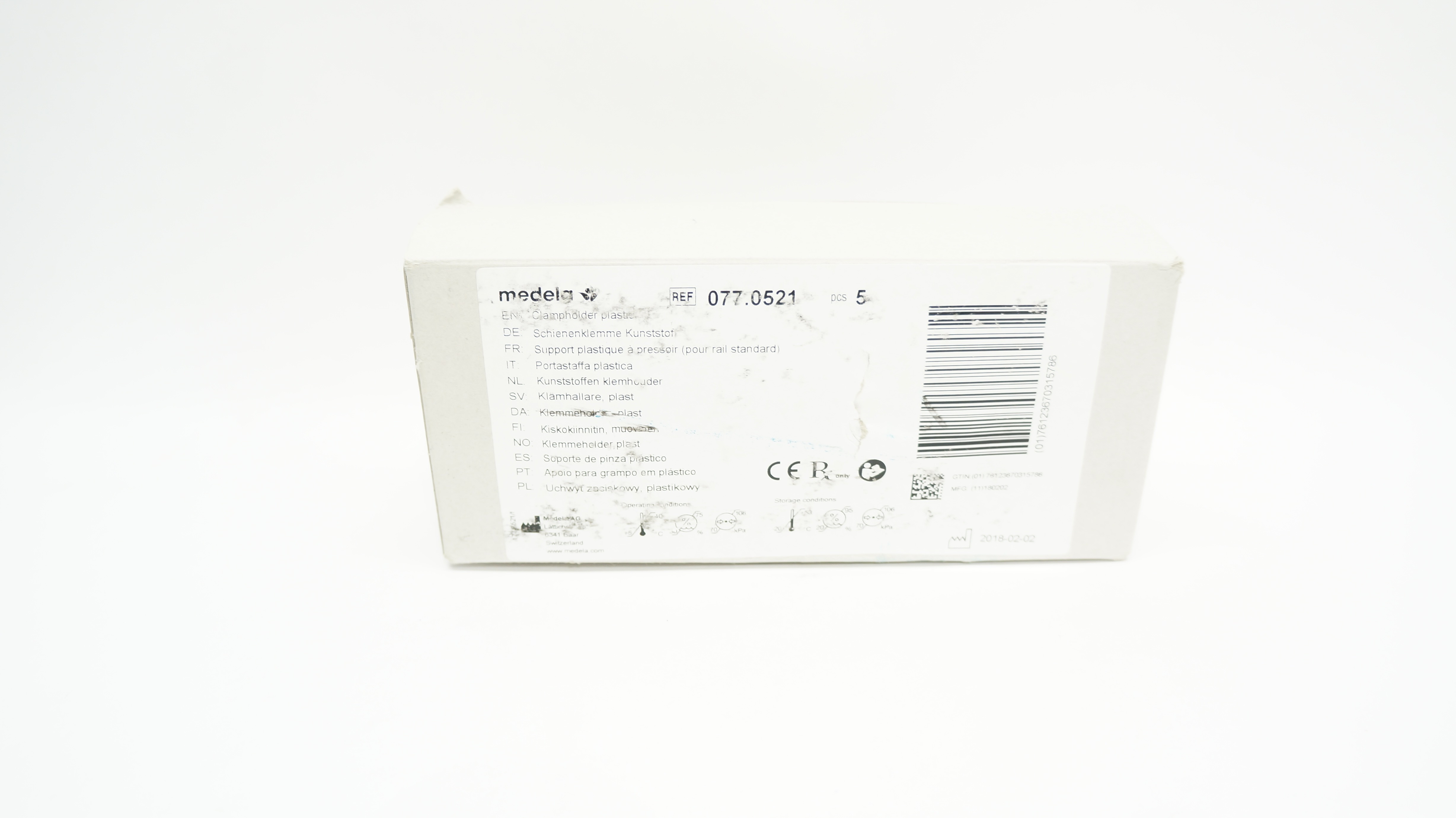 Medela 077.0521 Clampholder Plastic - Box of 5