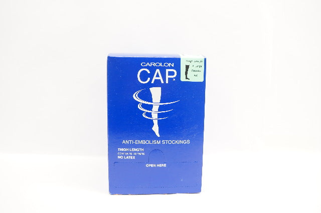 Carolon 641 CAP Anti-Embolism Stockings Thigh Length X Large Reg-Box of 10 Pairs