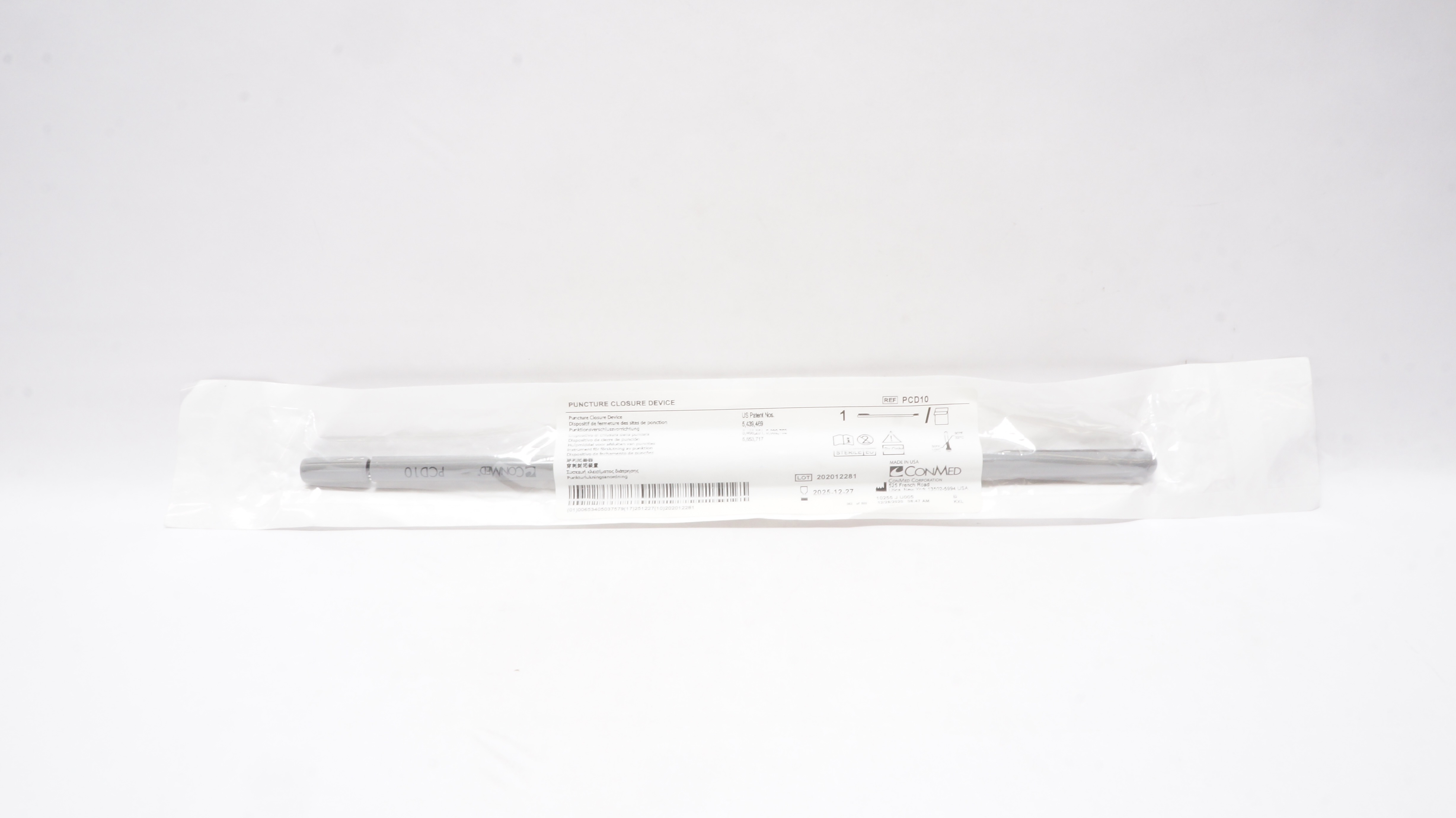 ConMed PCD10 Puncture Closure Device