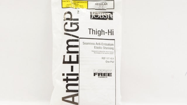 BSN Medical 111451 Anti-EmGP Thigh-Hi Seamless Anti-Embolism Elastic Stocking, S