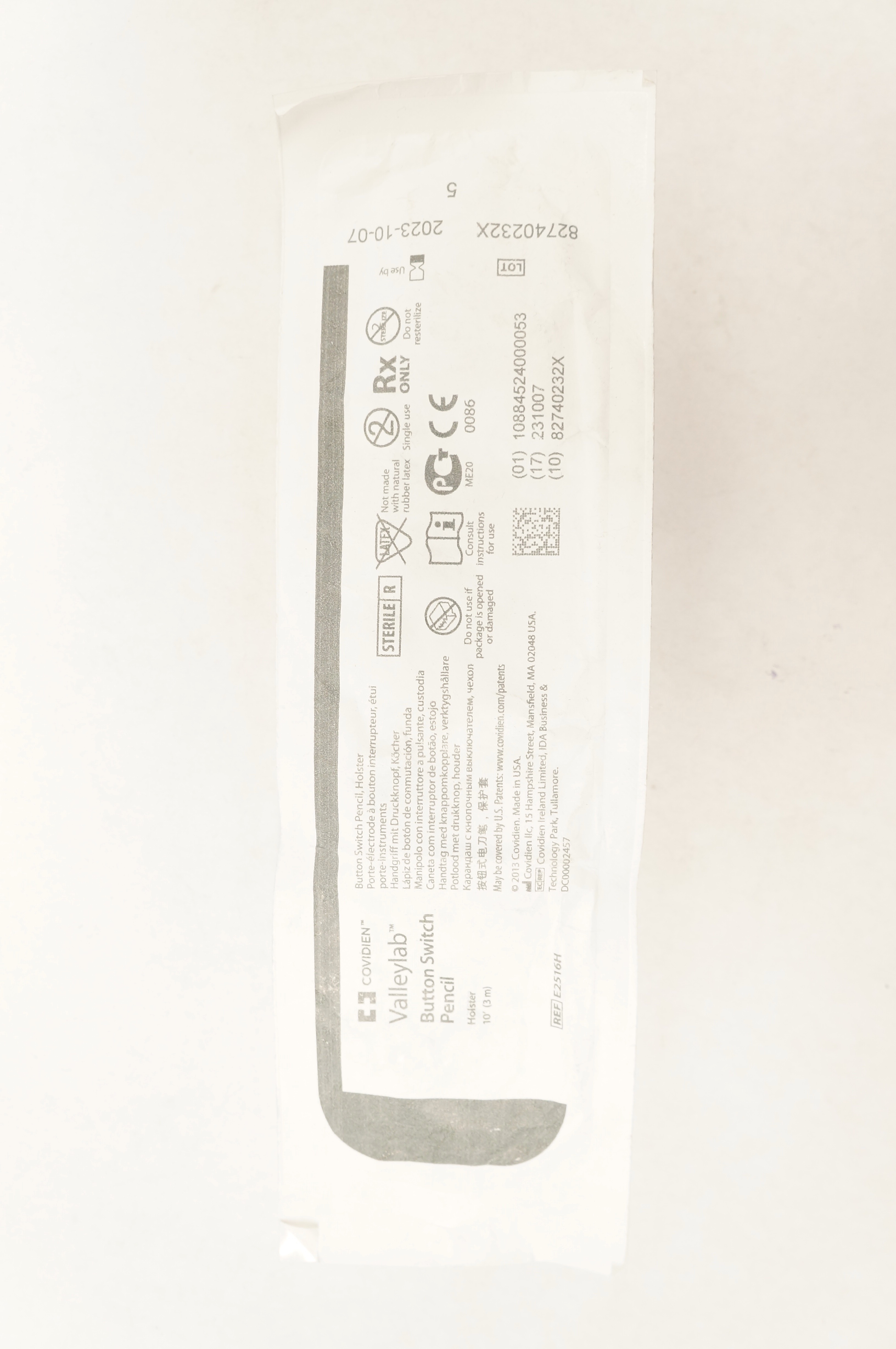 Covidien E2516H Valleylab Button Switch Pencil Holster 10F