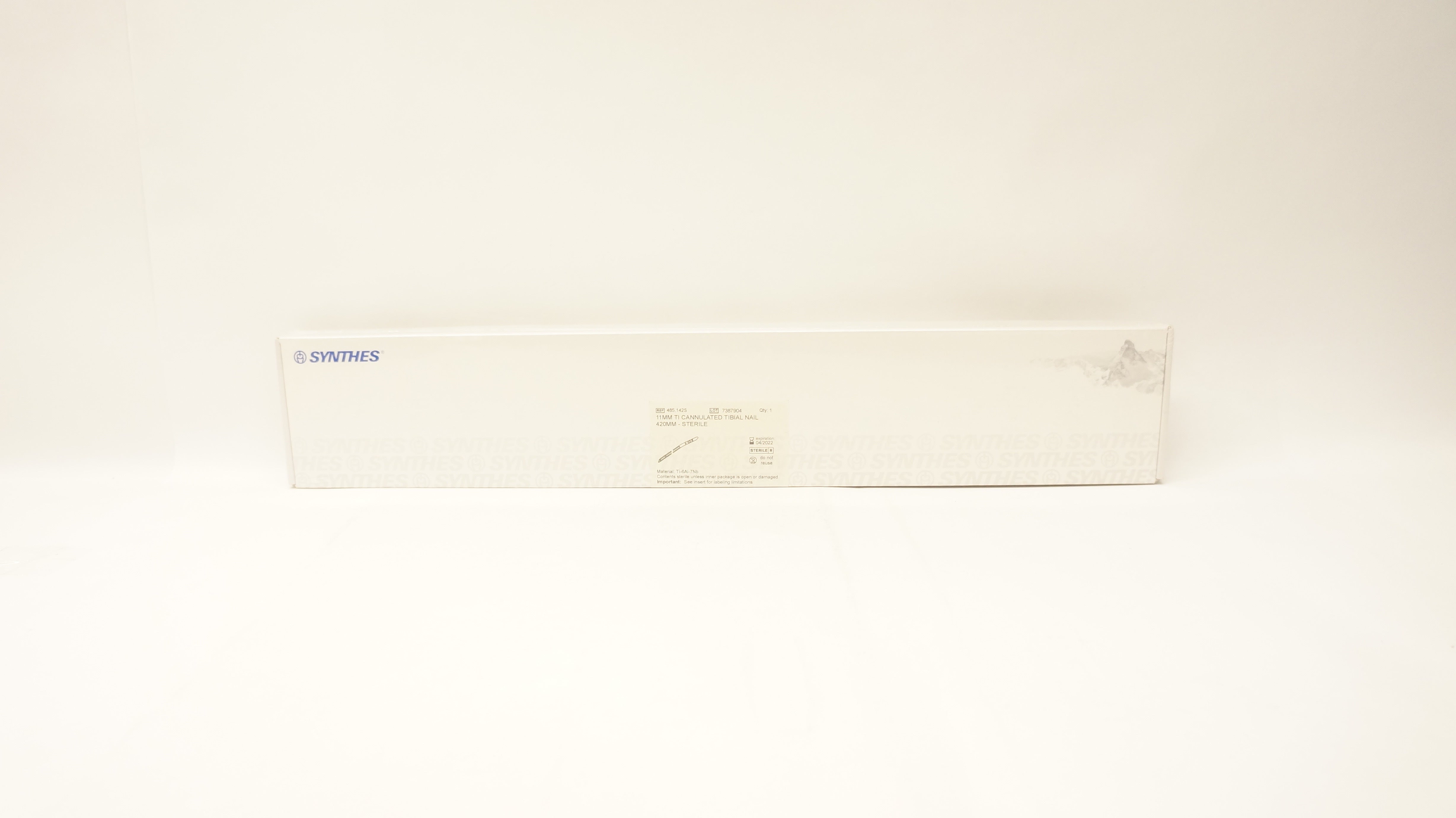 Synthes 485.142S 11mm Ti  Cannulated Tibial Nail 420mm