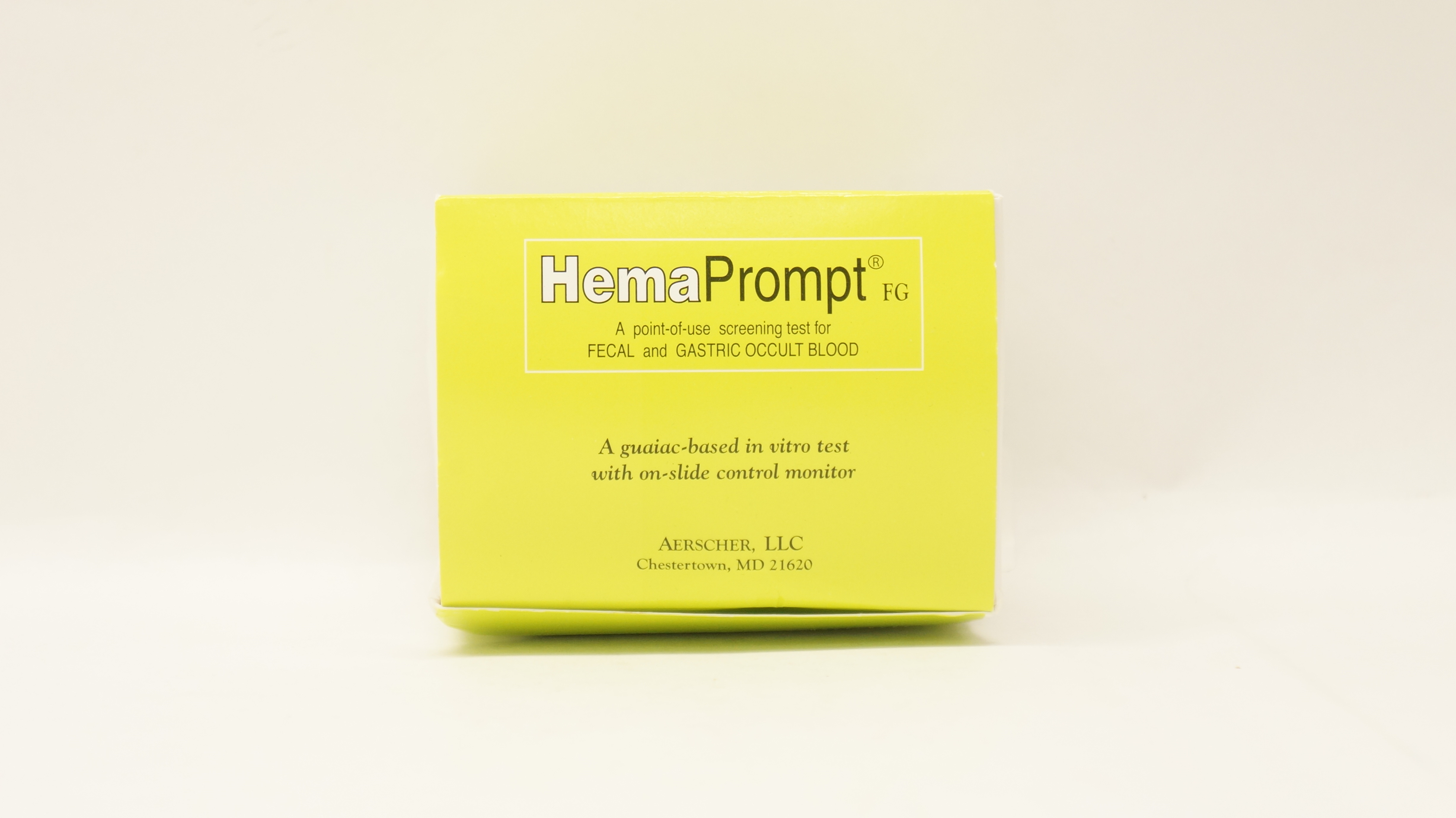 Aerscher 9007799 HemaPrompt Screening Test Fecal & Gastric Blood (x)- Box of 50