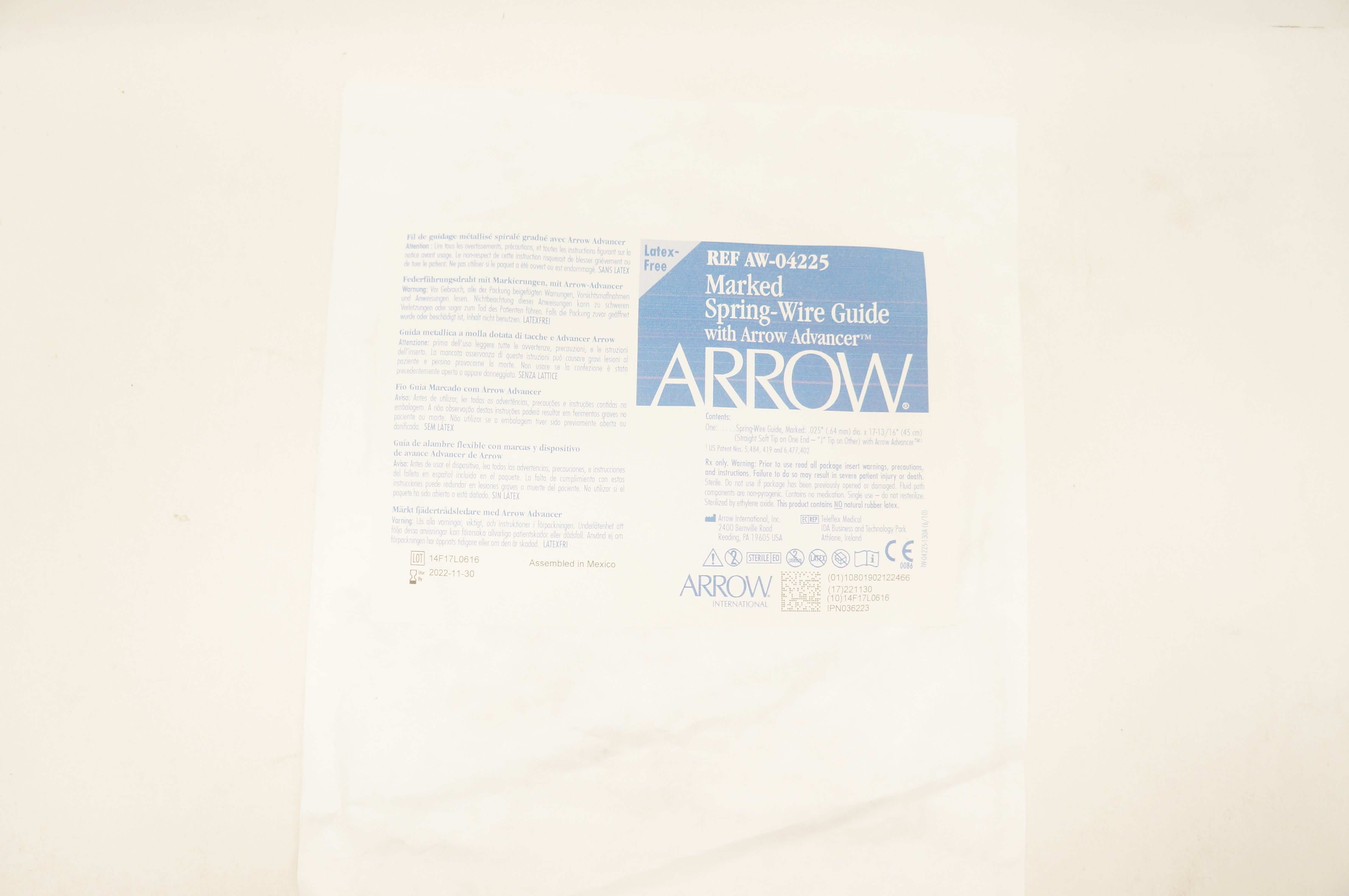 Arrow AW-04225 Marked Spring-Wire Guide with Arrow Advancer