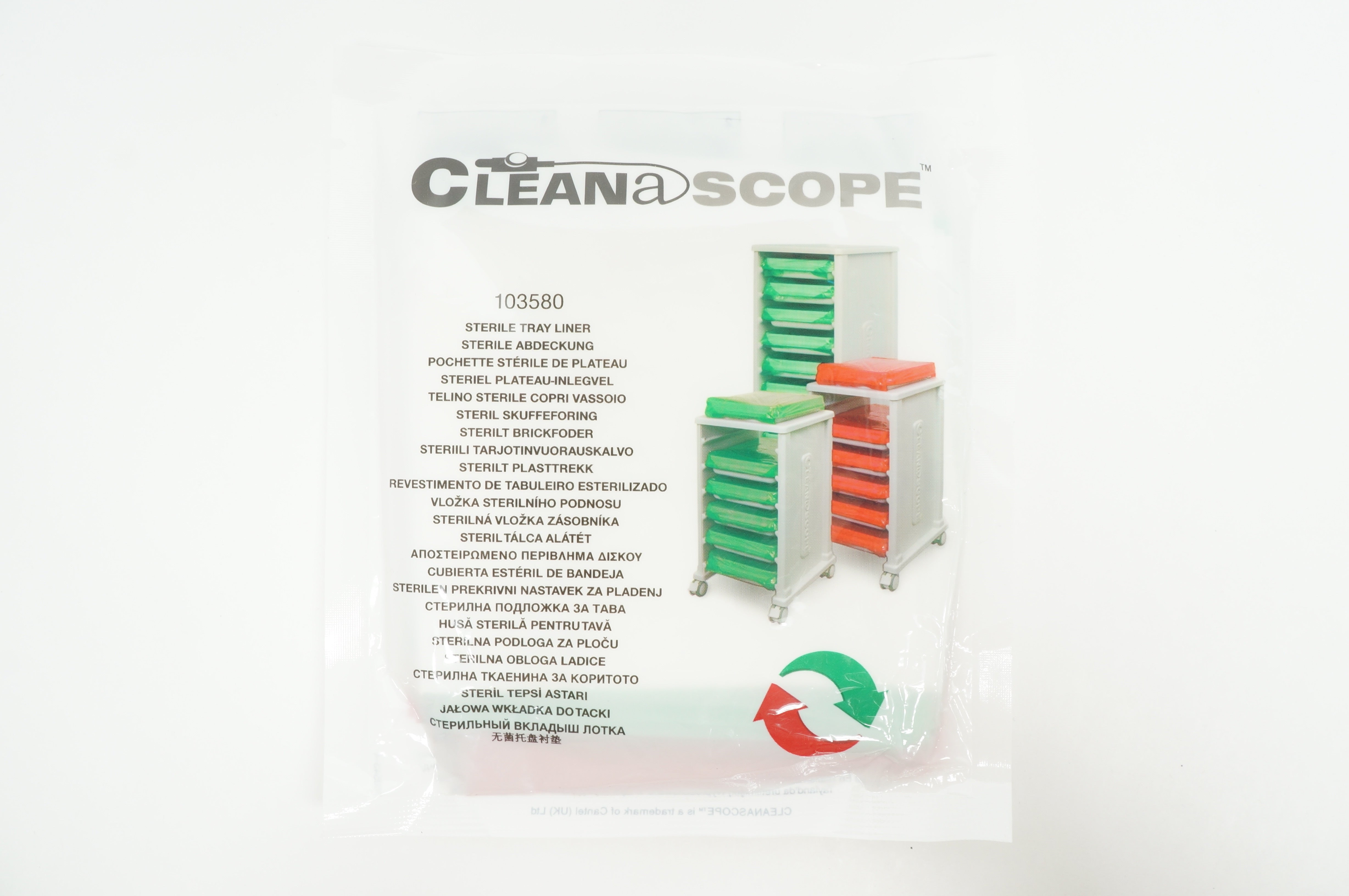 Cantel 103580 Cleanascope Liner Sterile Tray Liner
