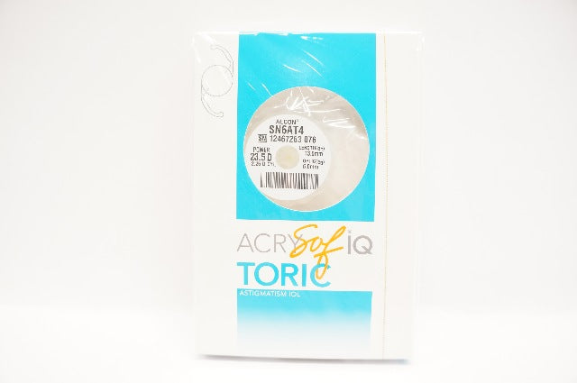 Alcon SN6AT4 ACRYSof IQ Toric Astigmatism IOL 23.5D 2.25D CYL 13.0mm x 6.0mm (x)