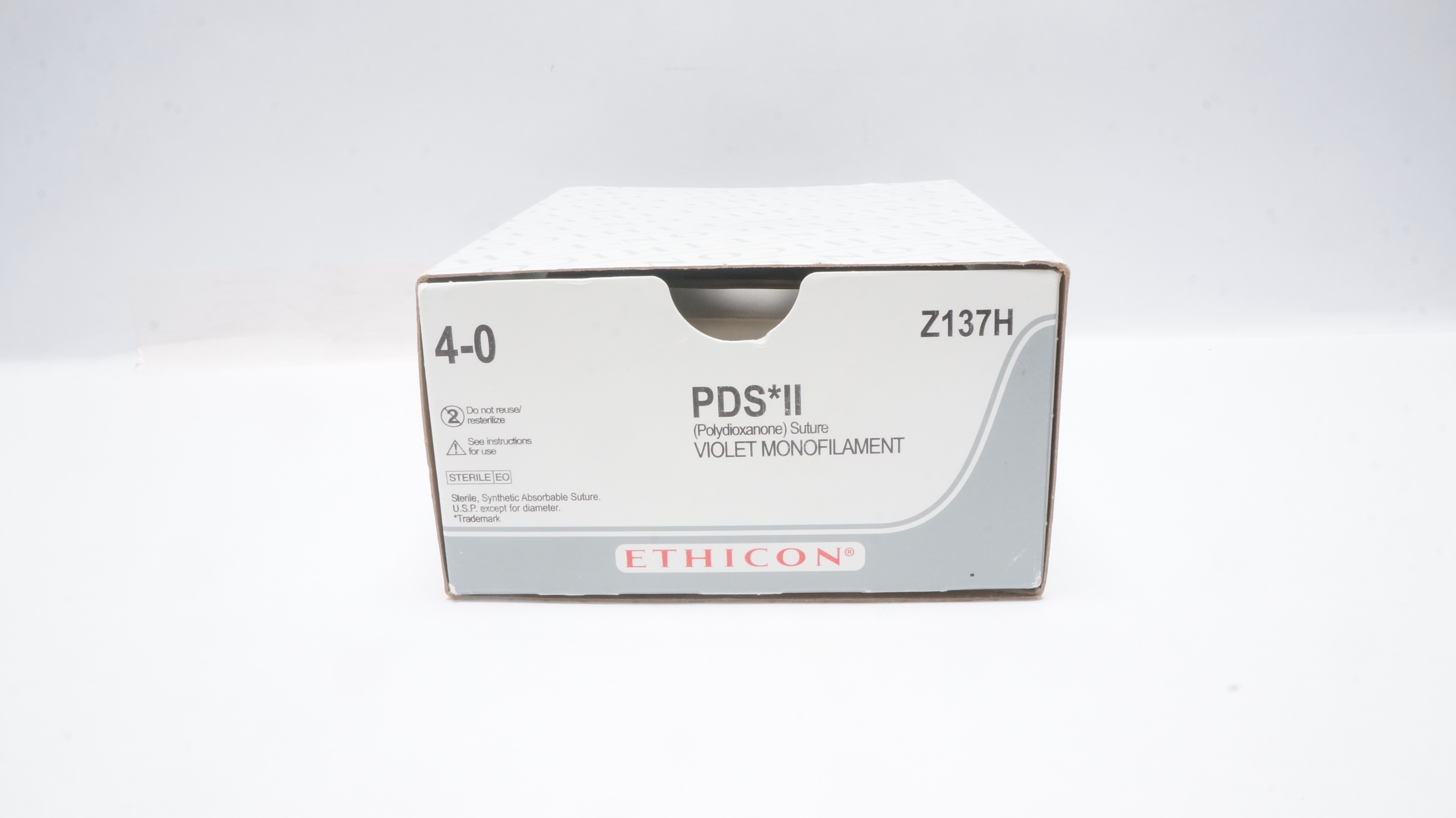 Ethicon Z137H 4-0 PDSII Stre V-5 17mm 1/2c Tapercut 36inch (x) - Box of 24
