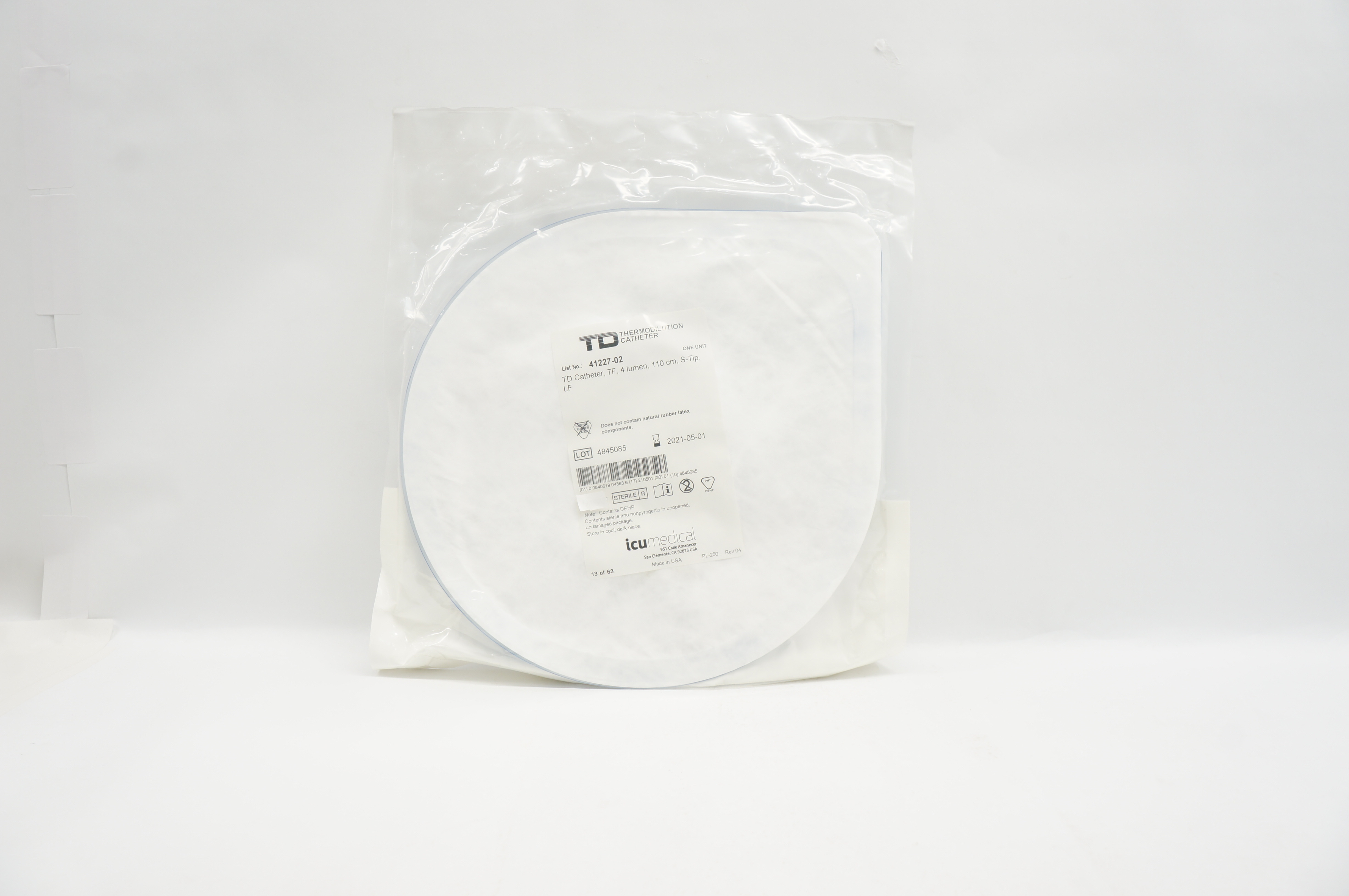 ICU Medical 41227-02 Thermodilution Cath. 7F 4 Lumen 110cm S-Tip (x)