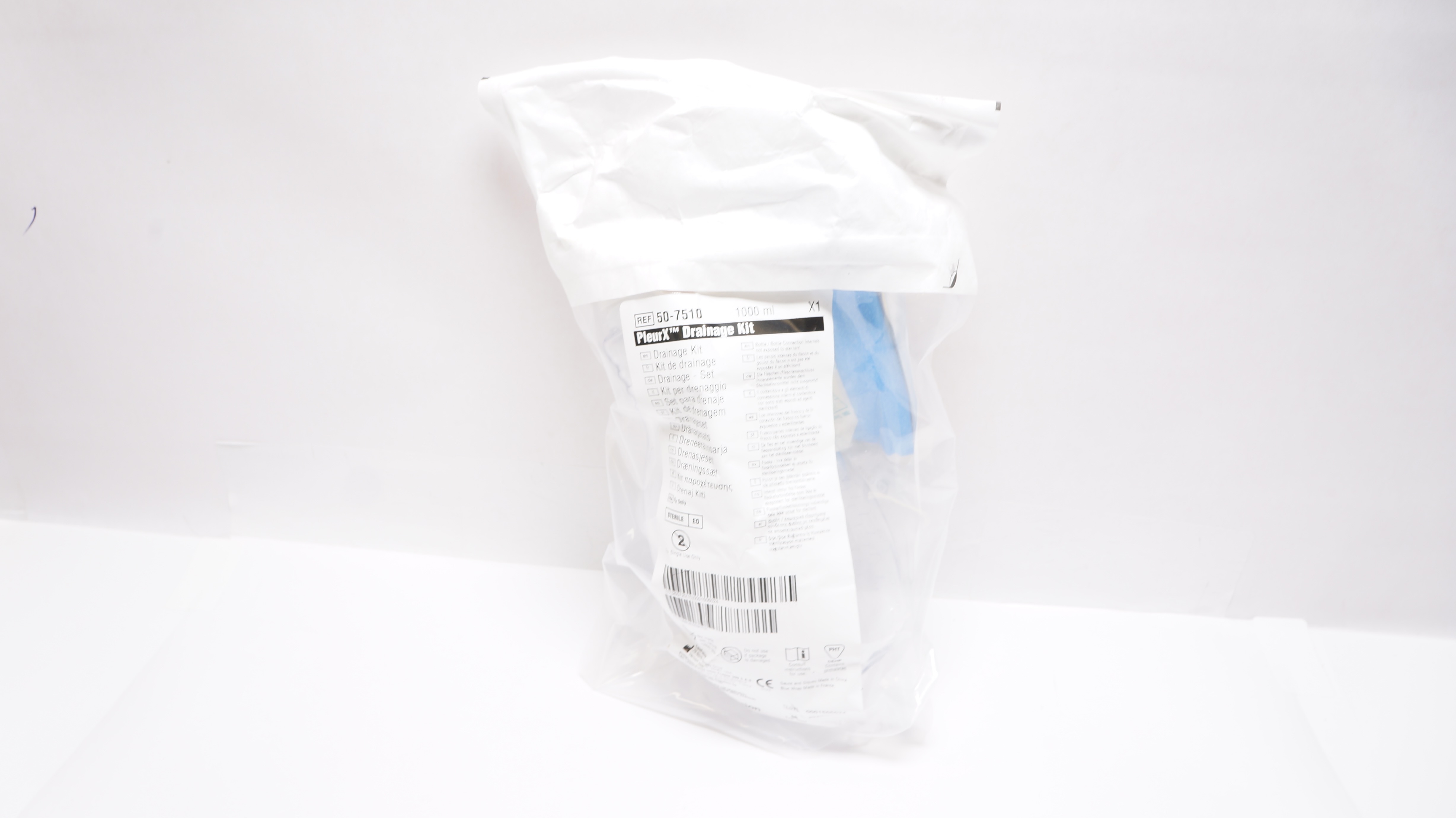 CareFusion 50-7510 PleurX Drainage Kit Procedure Pack 1000ml
