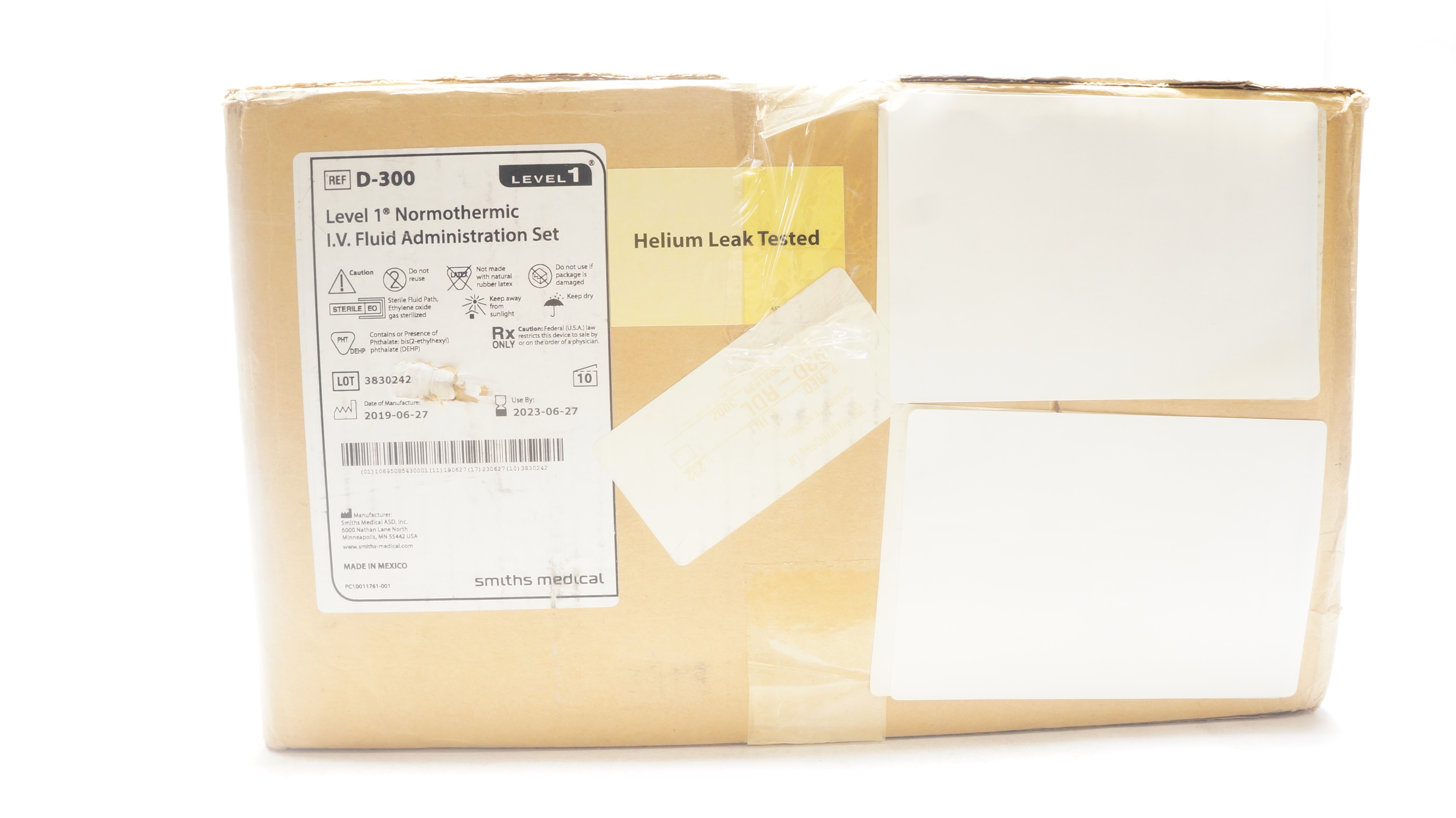 Smiths Medical D-300 Level1 Normothermic IV Fluid Administration Set(x)-Box of10