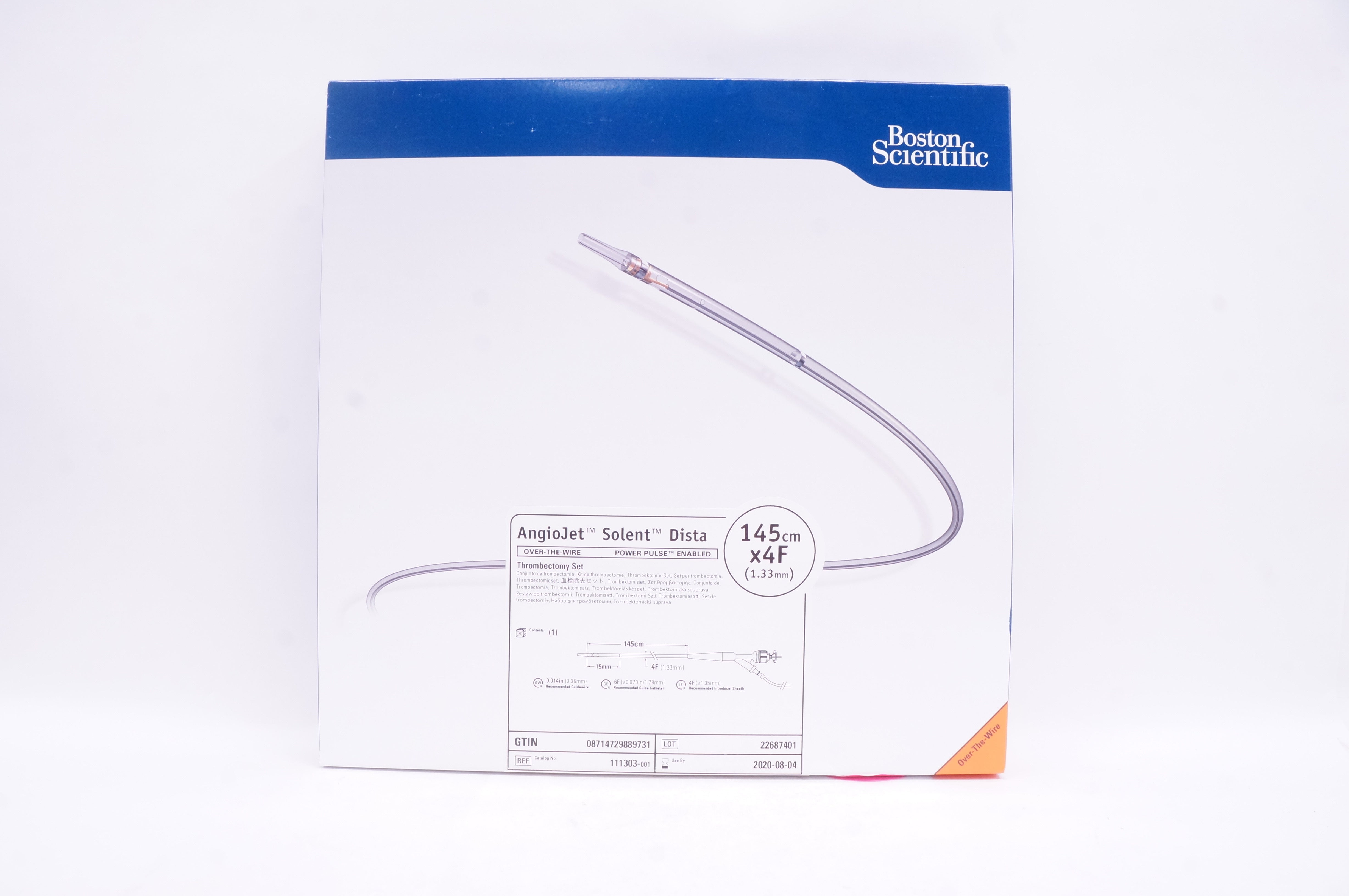 Boston Scientific 111303-001 AngioJet Solent Dista 145cm x 4F (x)