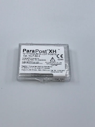 Coltene/Whaledent P-88-3 ParaPost XH Titanium Alloy Posts ~ Box of 10