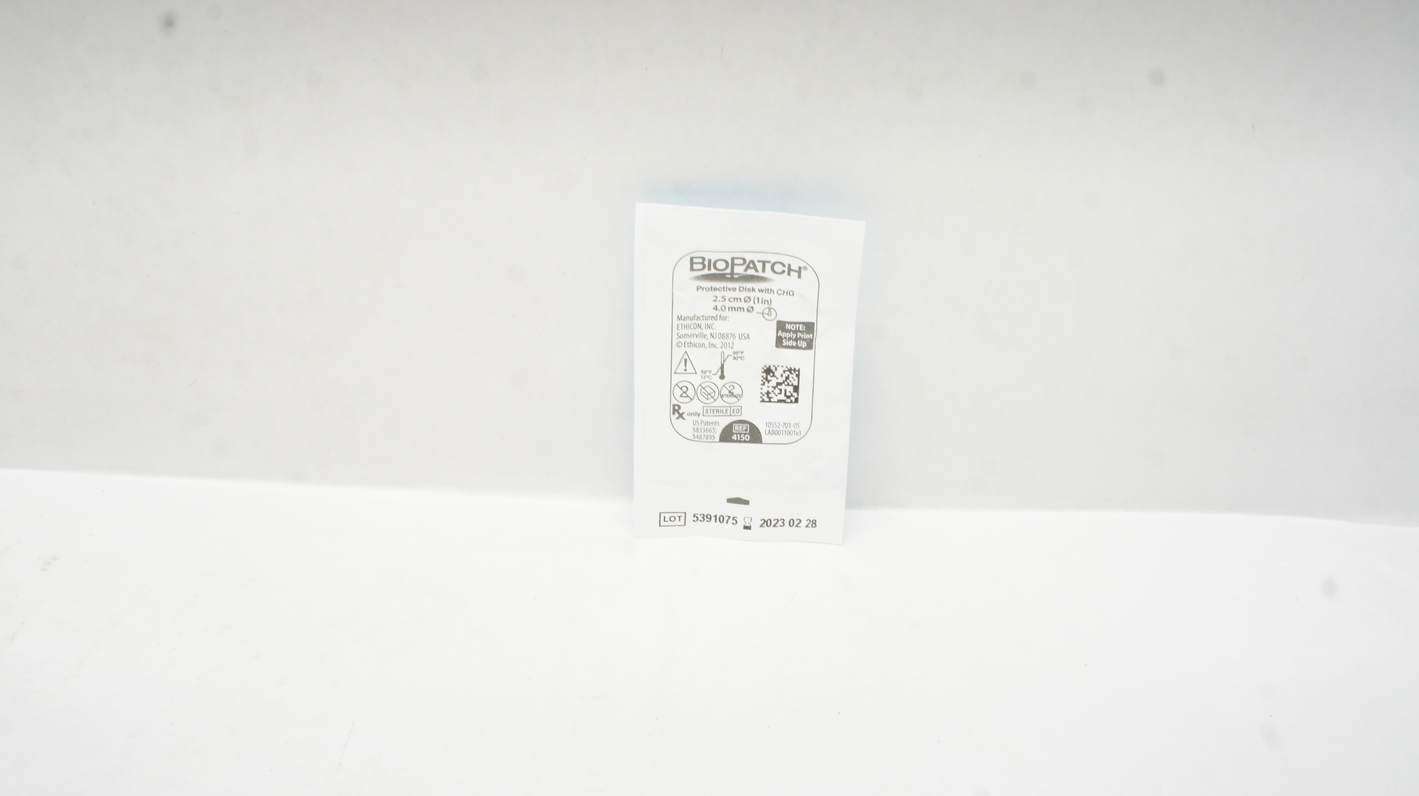 BioPatch 4150 Ethicon Protective Disk with CHG 1inch x 4.0mm (x)