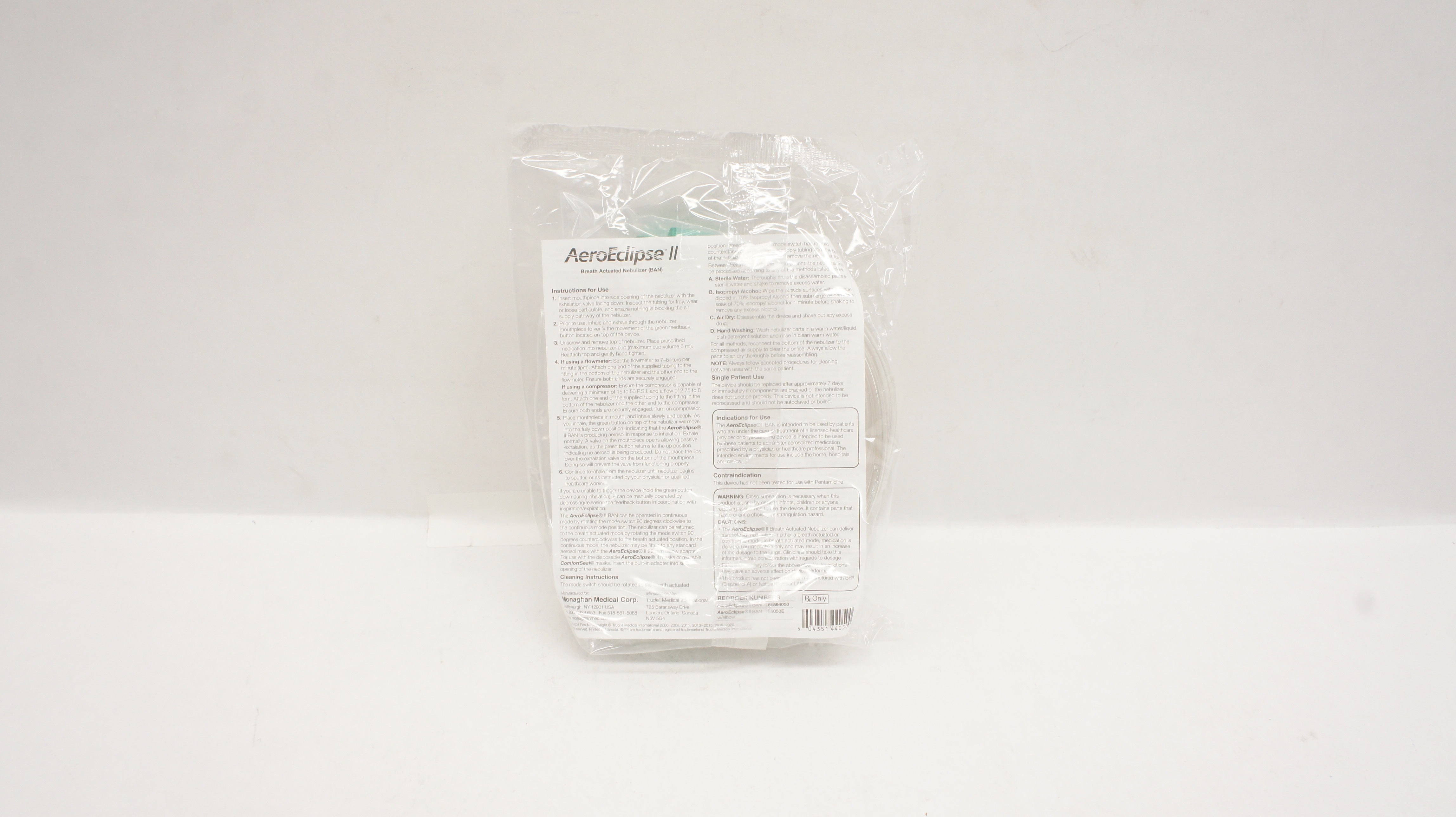 Monaghan 64594050 AeroEclipse II Breath Actuated Nebulizer