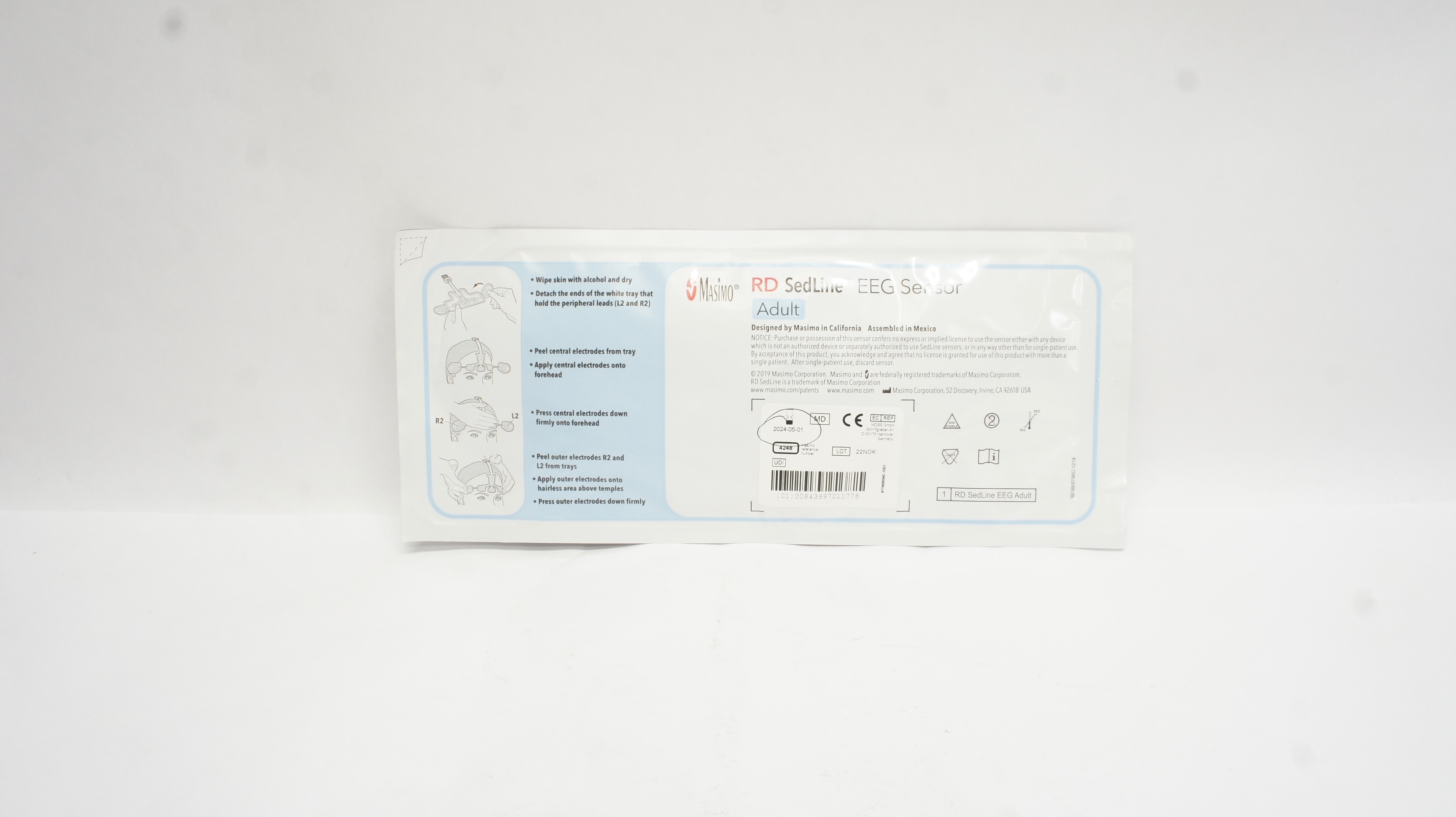 Masimo 4248 RD Sedline EEG Sensor Adult